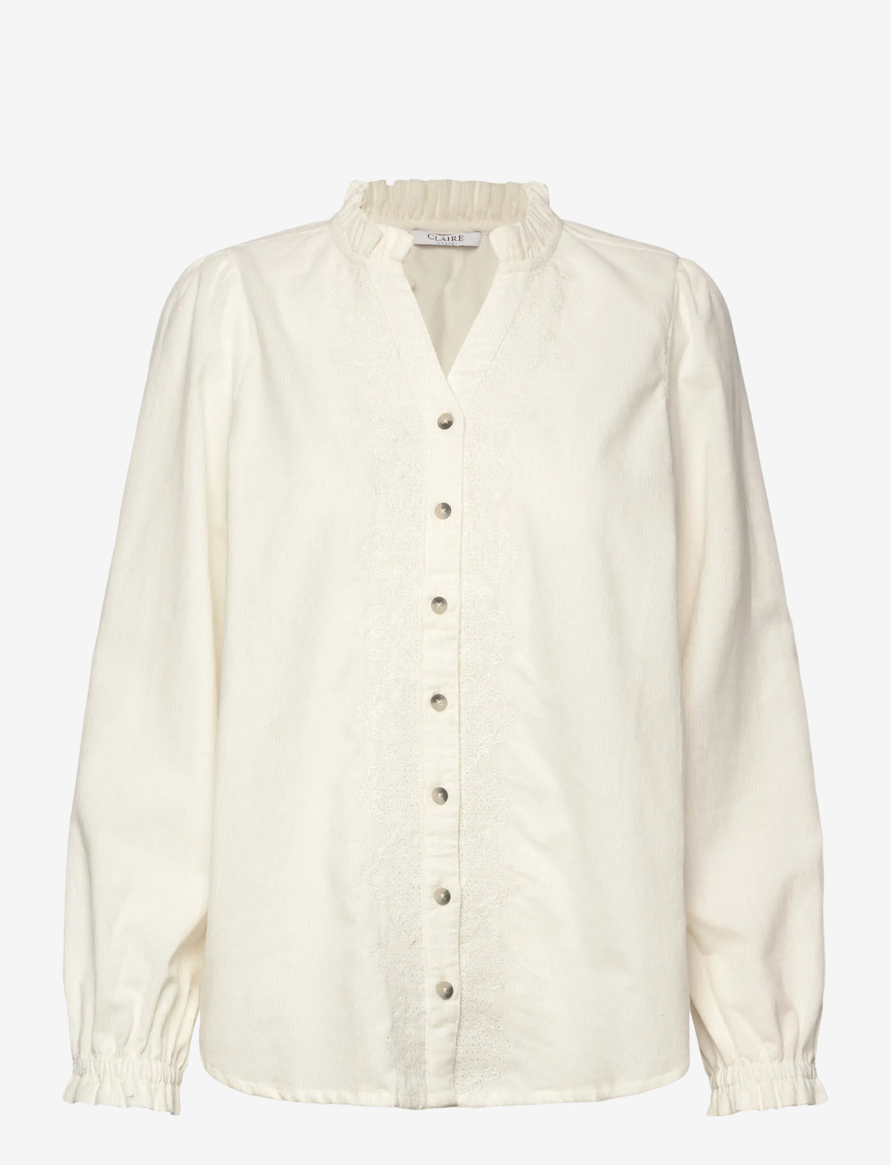 Claire Woman - Cwromane - langærmede skjorter - gardenia - 0