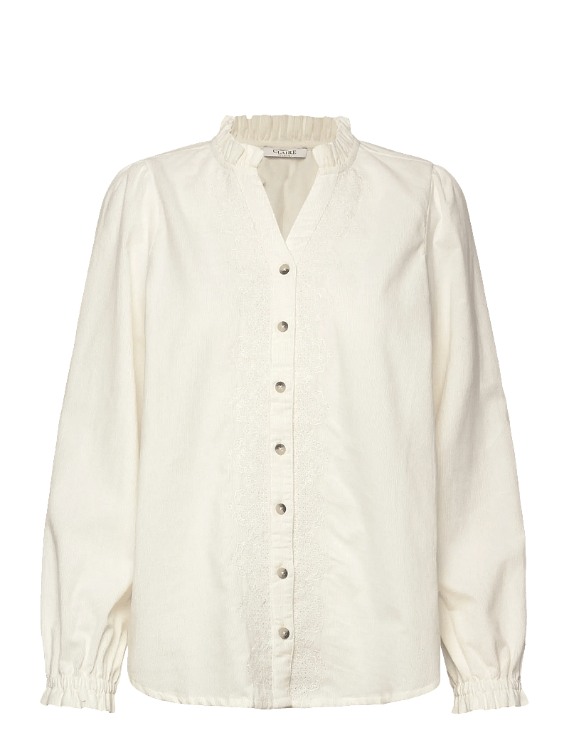 Claire Woman - Cwromane - langærmede skjorter - gardenia - 0