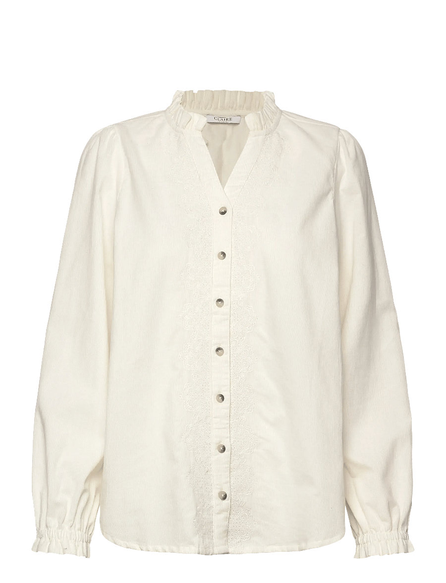 Claire Woman - Cwromane - pikkade varrukatega särgid - gardenia - 0