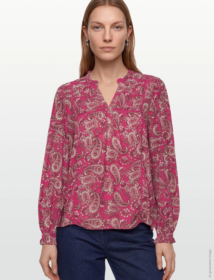 Claire Woman - Cwrine - langärmlige hemden - rose wine - 3