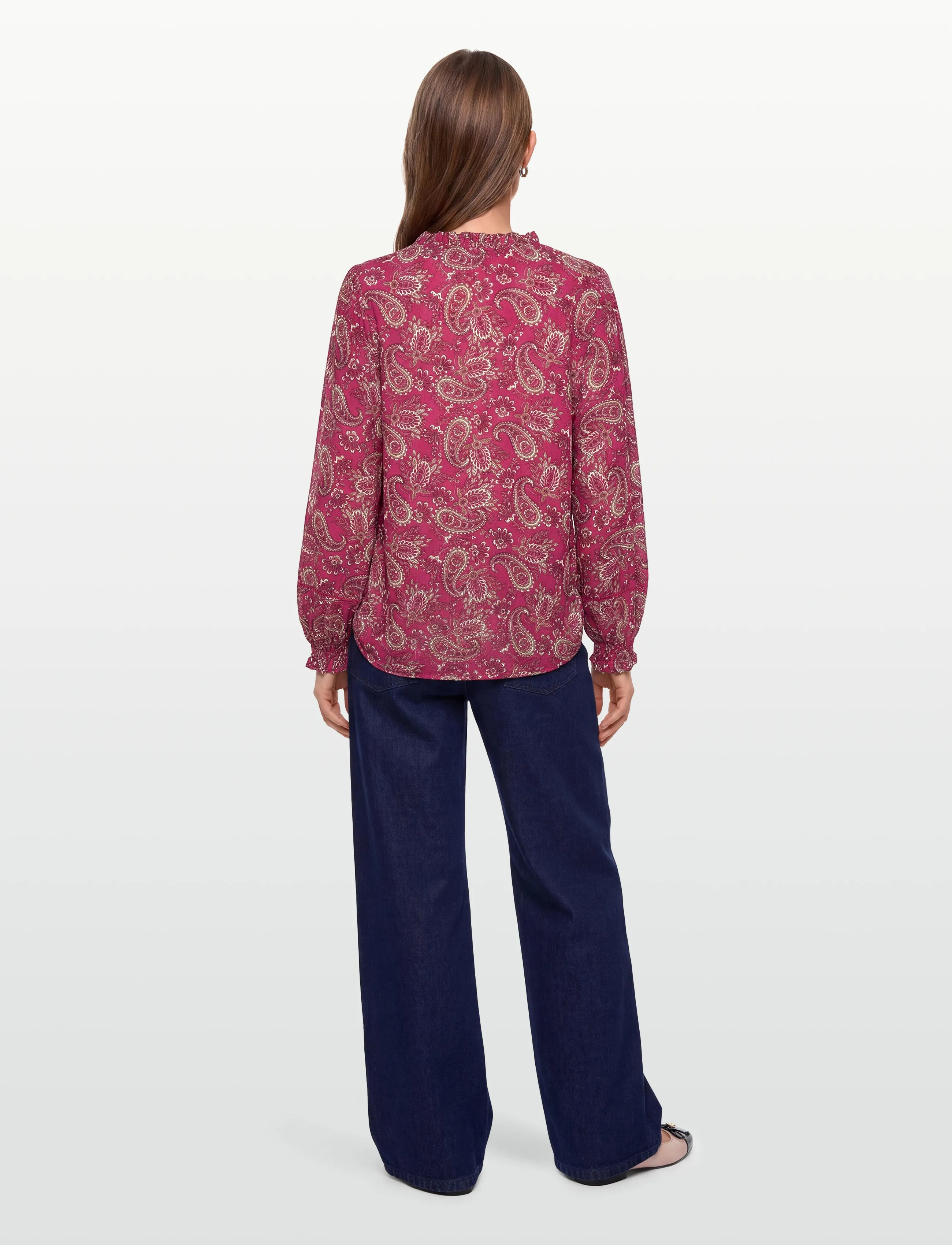Claire Woman - Cwrine - langärmlige hemden - rose wine - 4