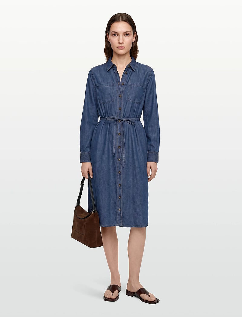 Claire Woman - CWDelphi - hemdkleider - blue denim - 0