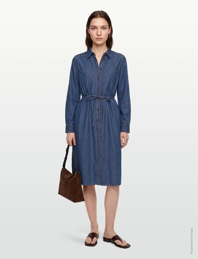 Claire Woman CWDelphi - Hemdkleider - BLUE DENIM / blue