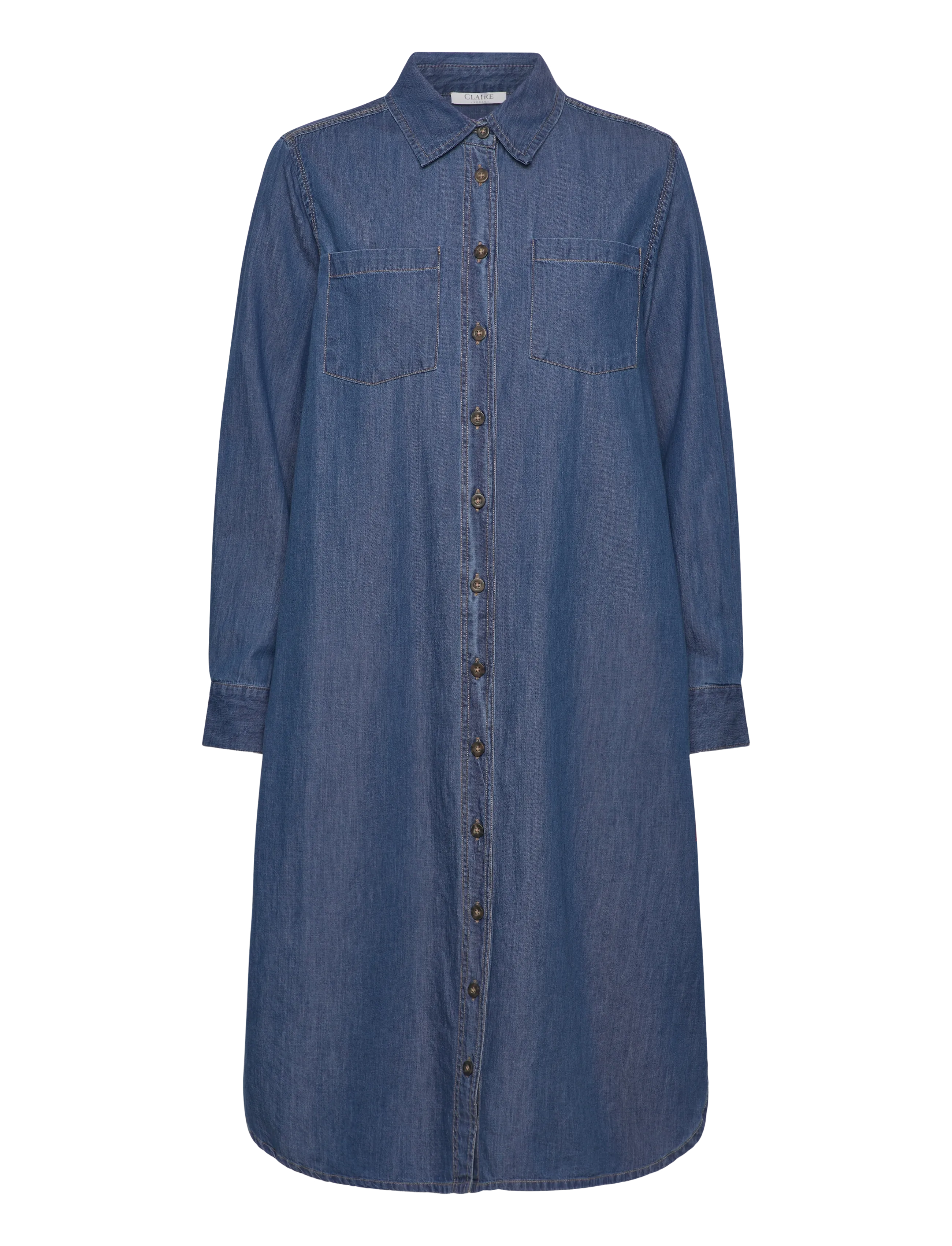 Claire Woman - CWDelphi - sukienki dżinsowe - blue denim - 3