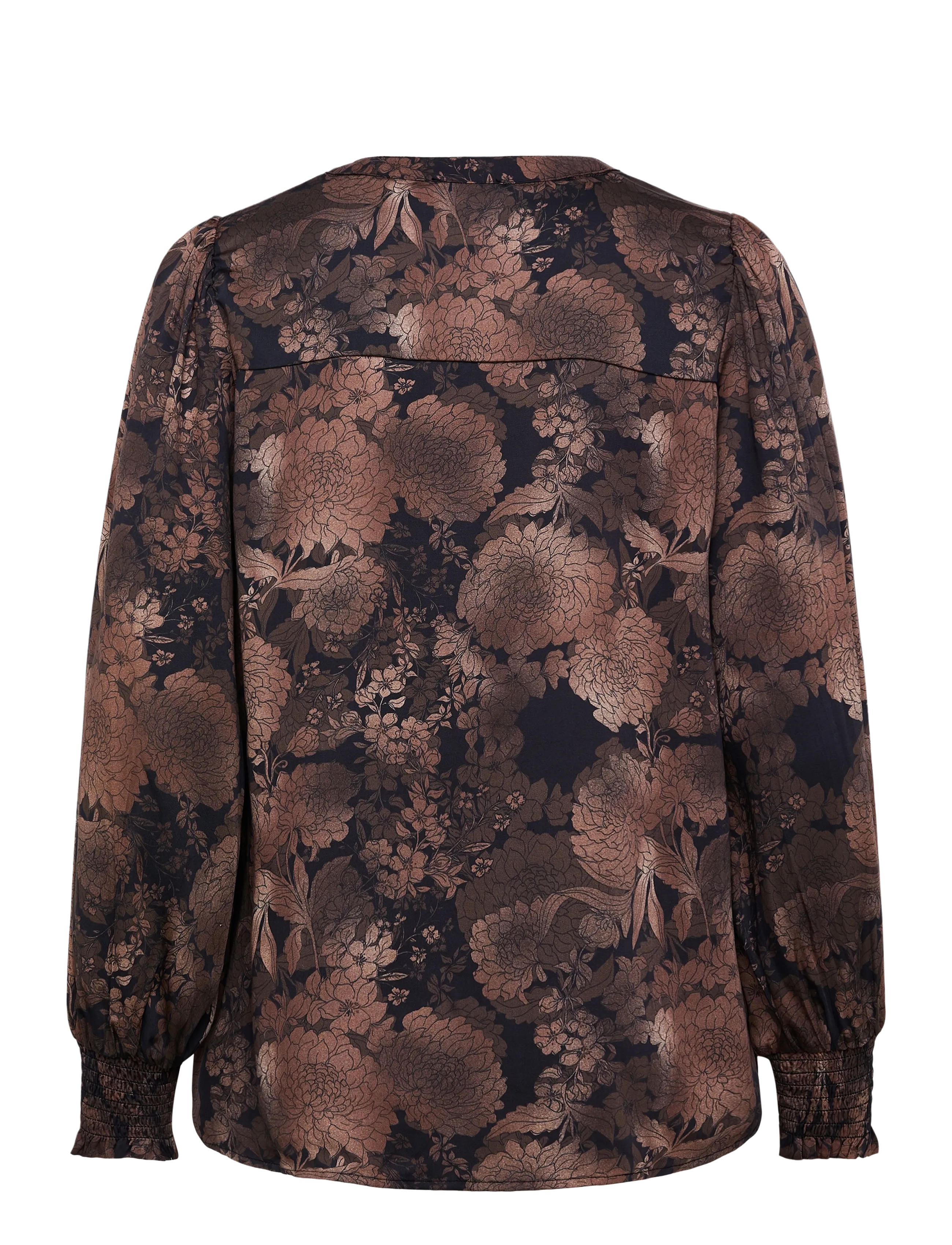 Claire Woman - Cwrolyca - långärmade skjortor - cacao - 1