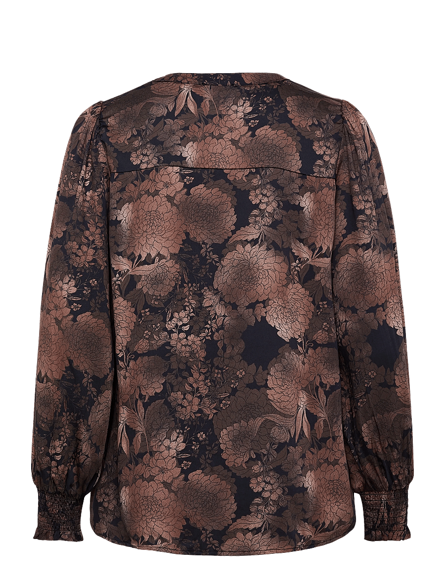 Claire Woman - Cwrolyca - långärmade skjortor - cacao - 1