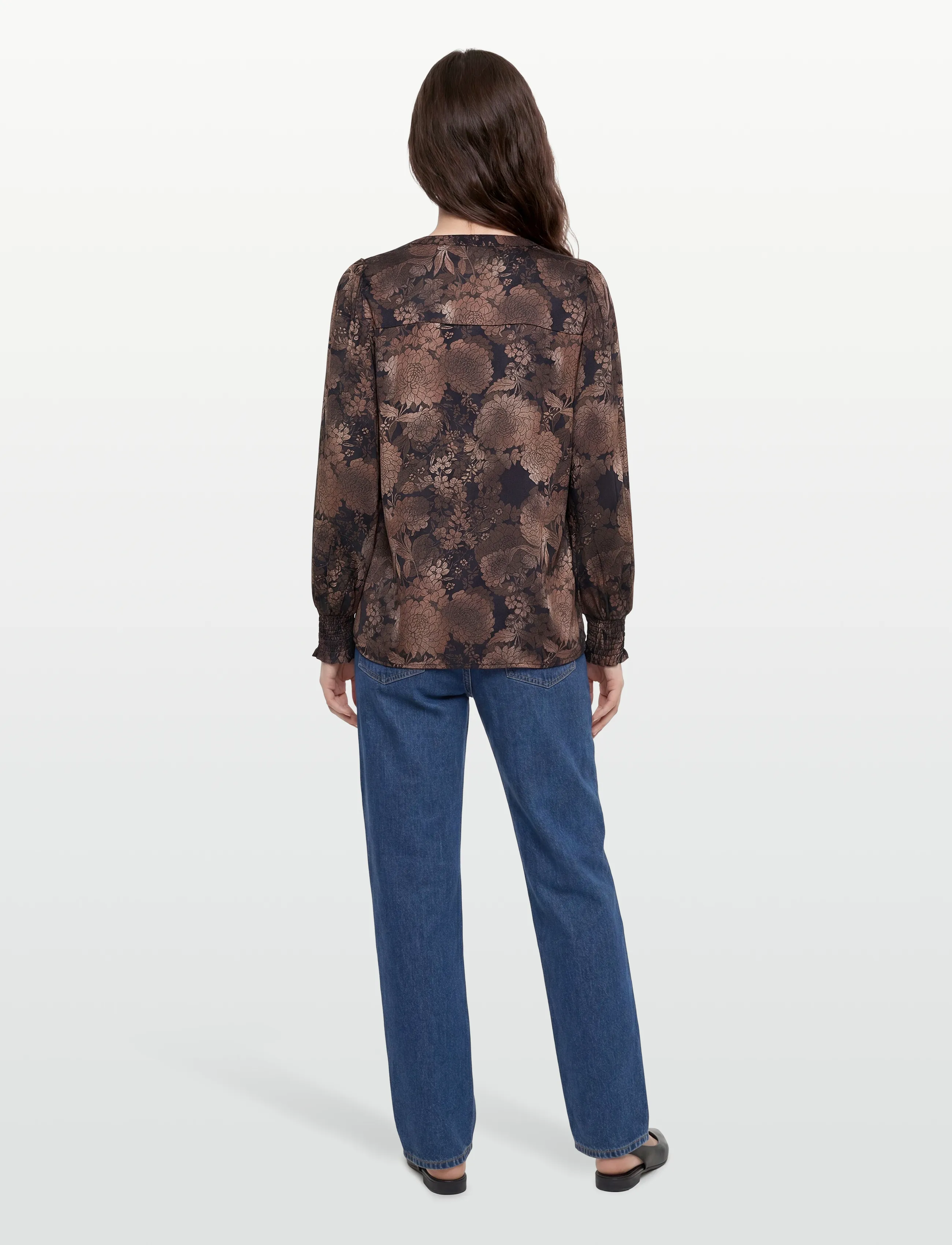 Claire Woman - Cwrolyca - langärmlige hemden - cacao - 4