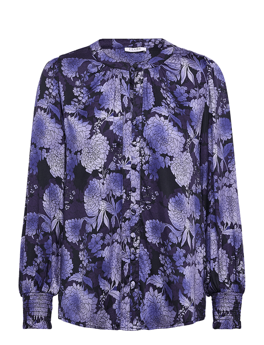 Claire Woman - Cwrolyca - långärmade skjortor - dark navy - 0