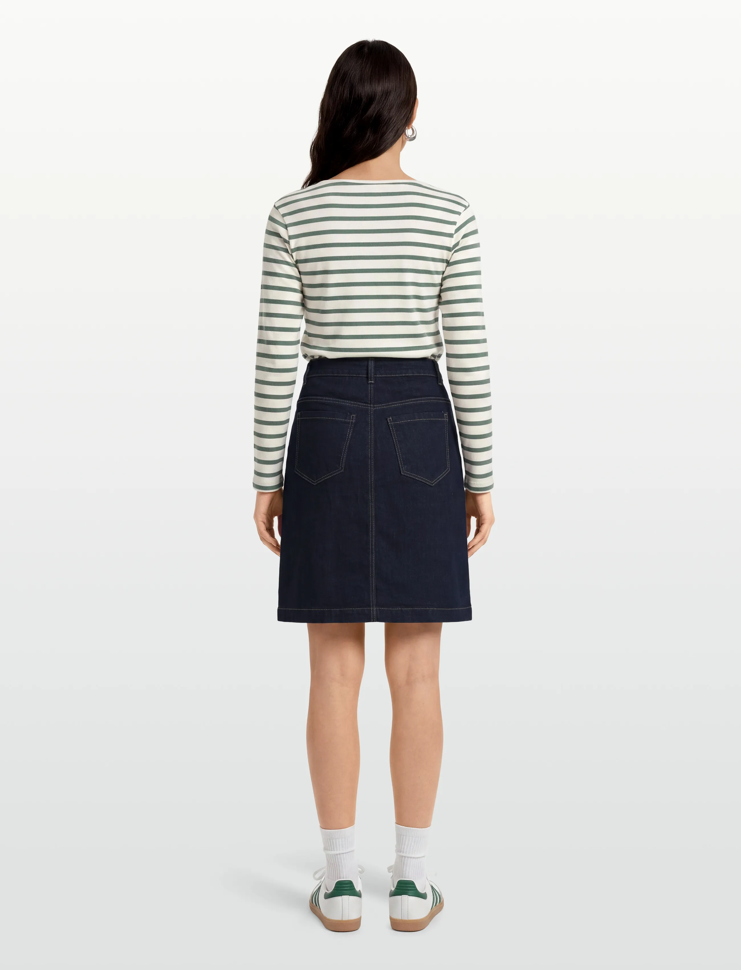 Claire Woman - Cwnabayit - jeansröcke - dark blue denim - 4