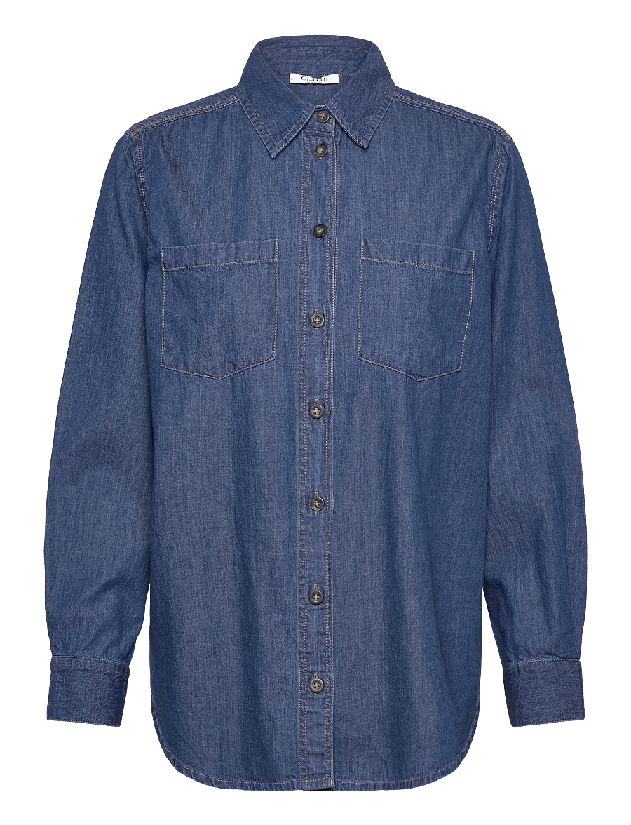 Claire Woman - CWRhianna - chemises en jeans - blue denim - 1