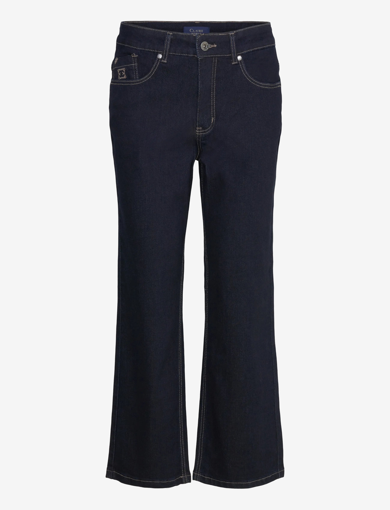 Claire Woman - Cwjess - flared jeans - dark blue denim - 0
