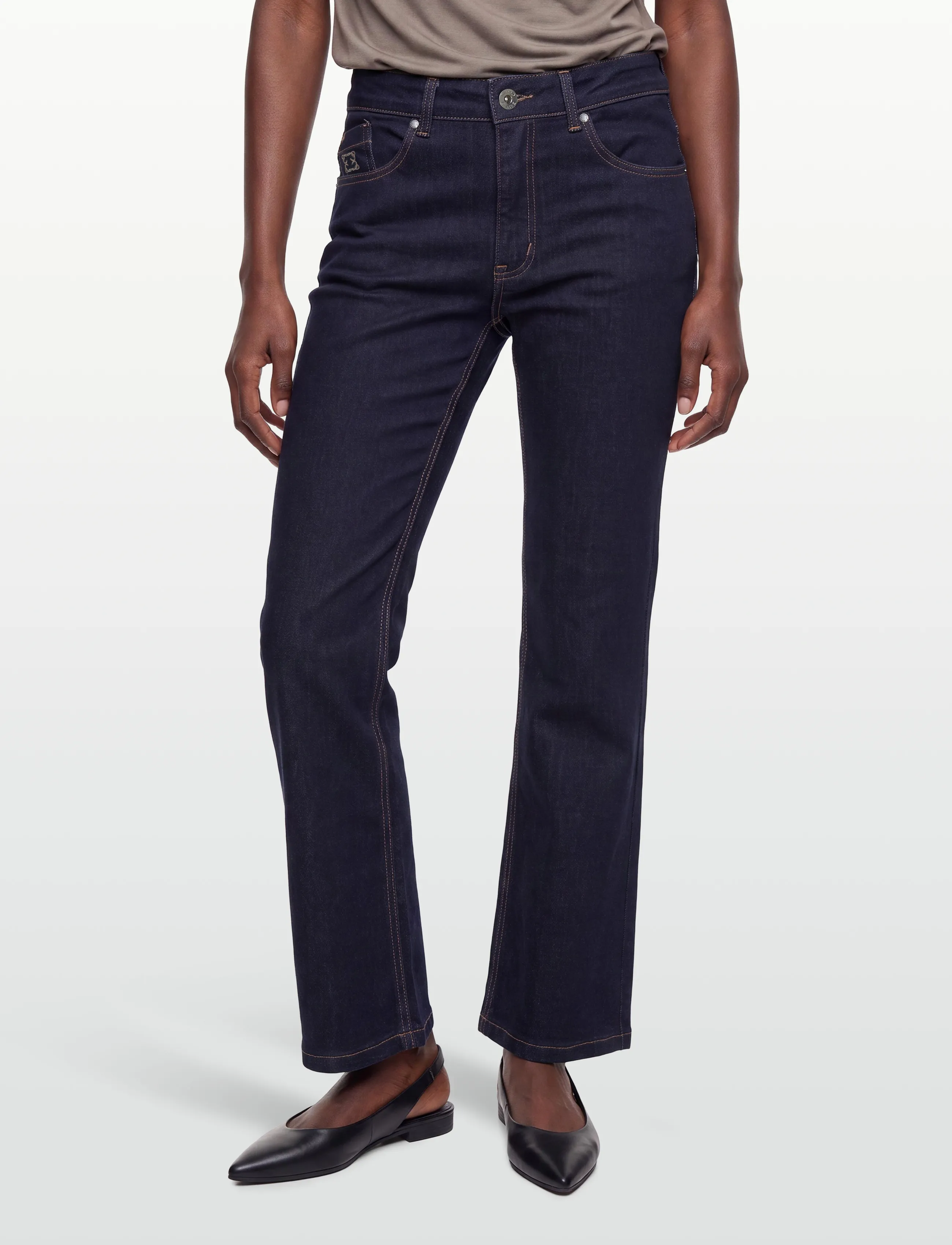 Claire Woman - Cwjess - flared jeans - dark blue denim - 3