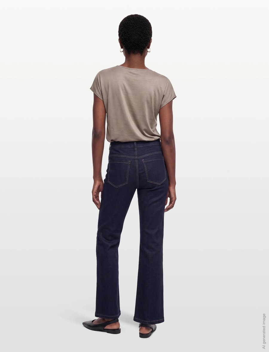 Claire Woman - Cwjess - flared jeans - dark blue denim - 4