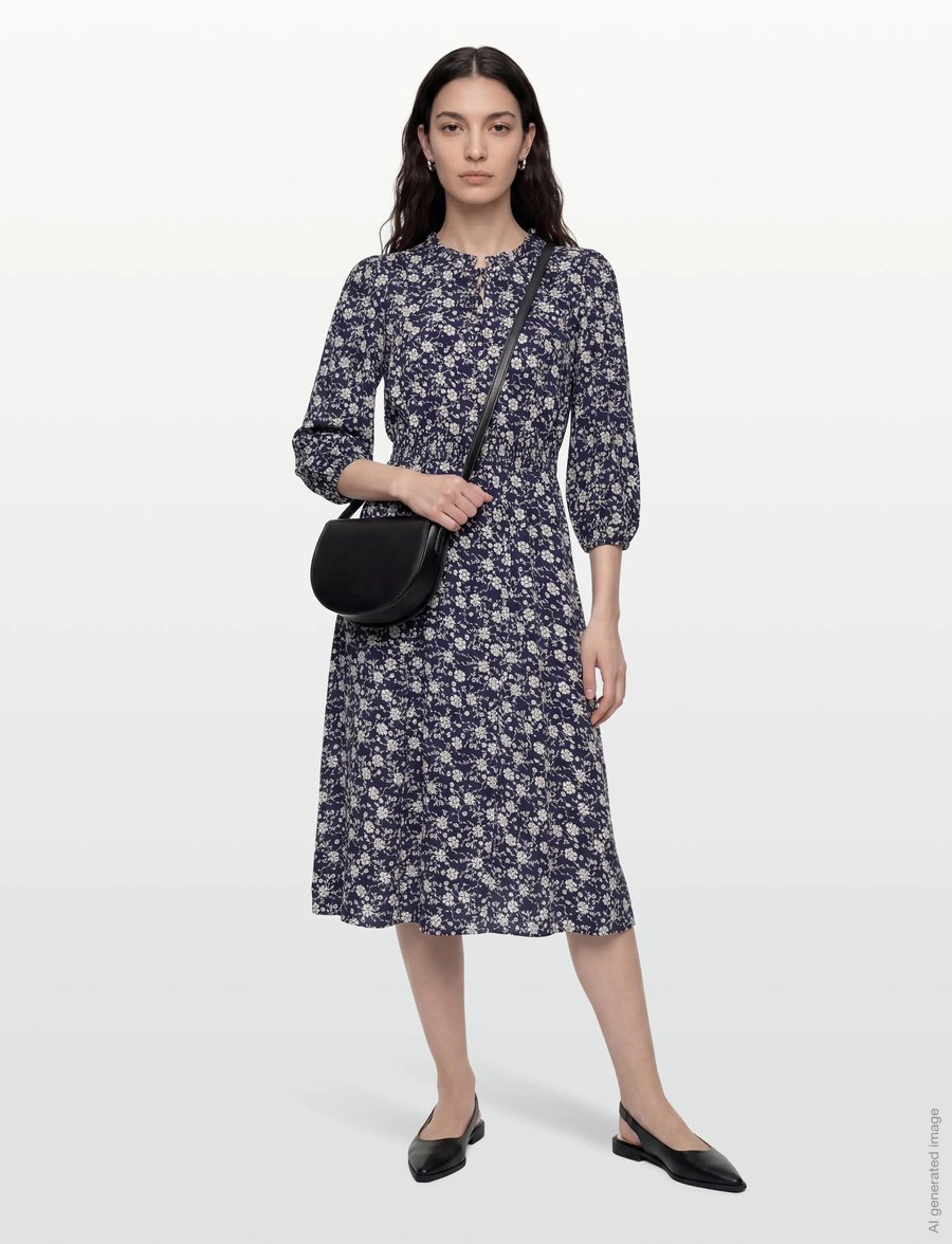 Claire Woman - CWDotta - maxikleider - dark navy - 0