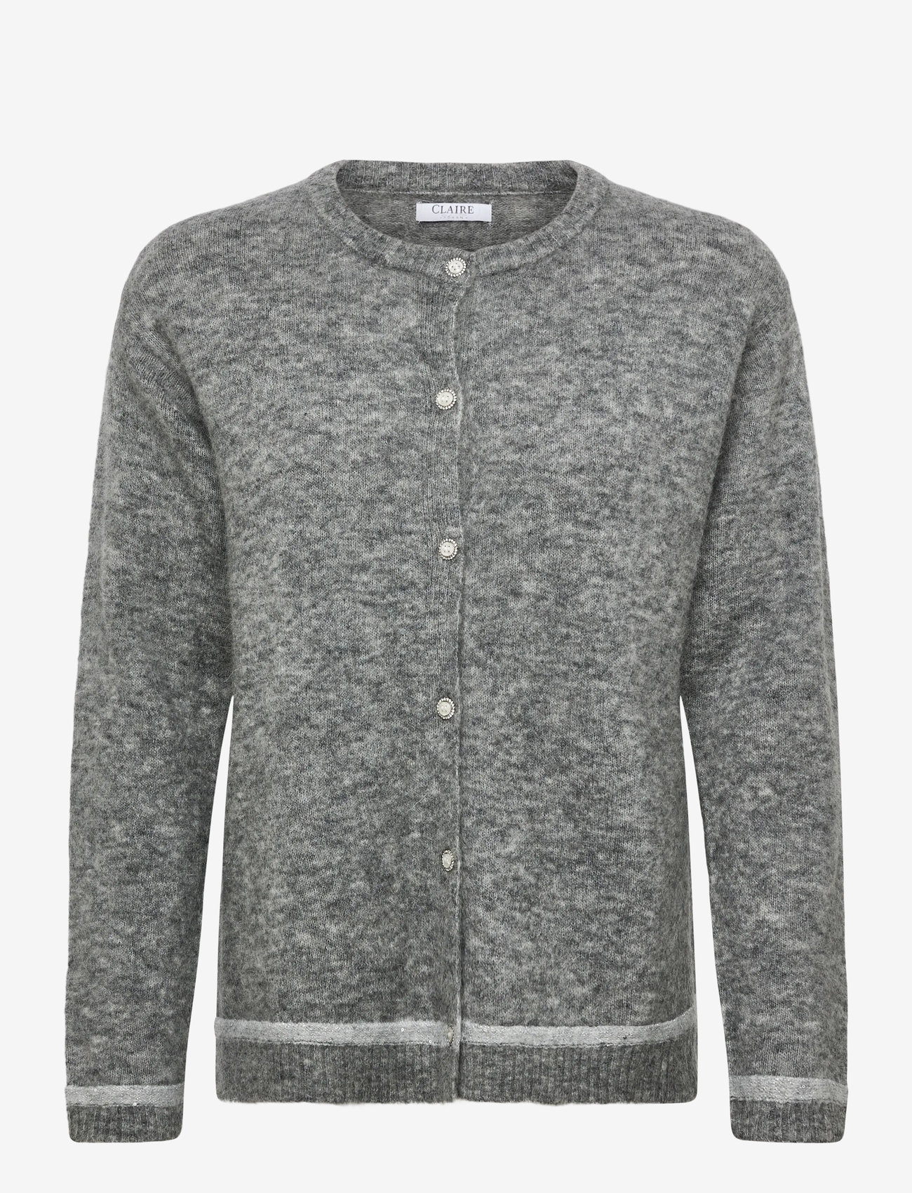 Claire Woman - Cwclaire - cardigans - grey melange - 0