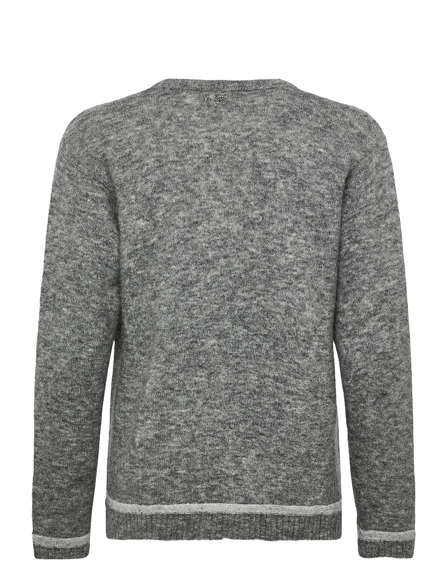 Claire Woman - Cwclaire - cardigans - grey melange - 1