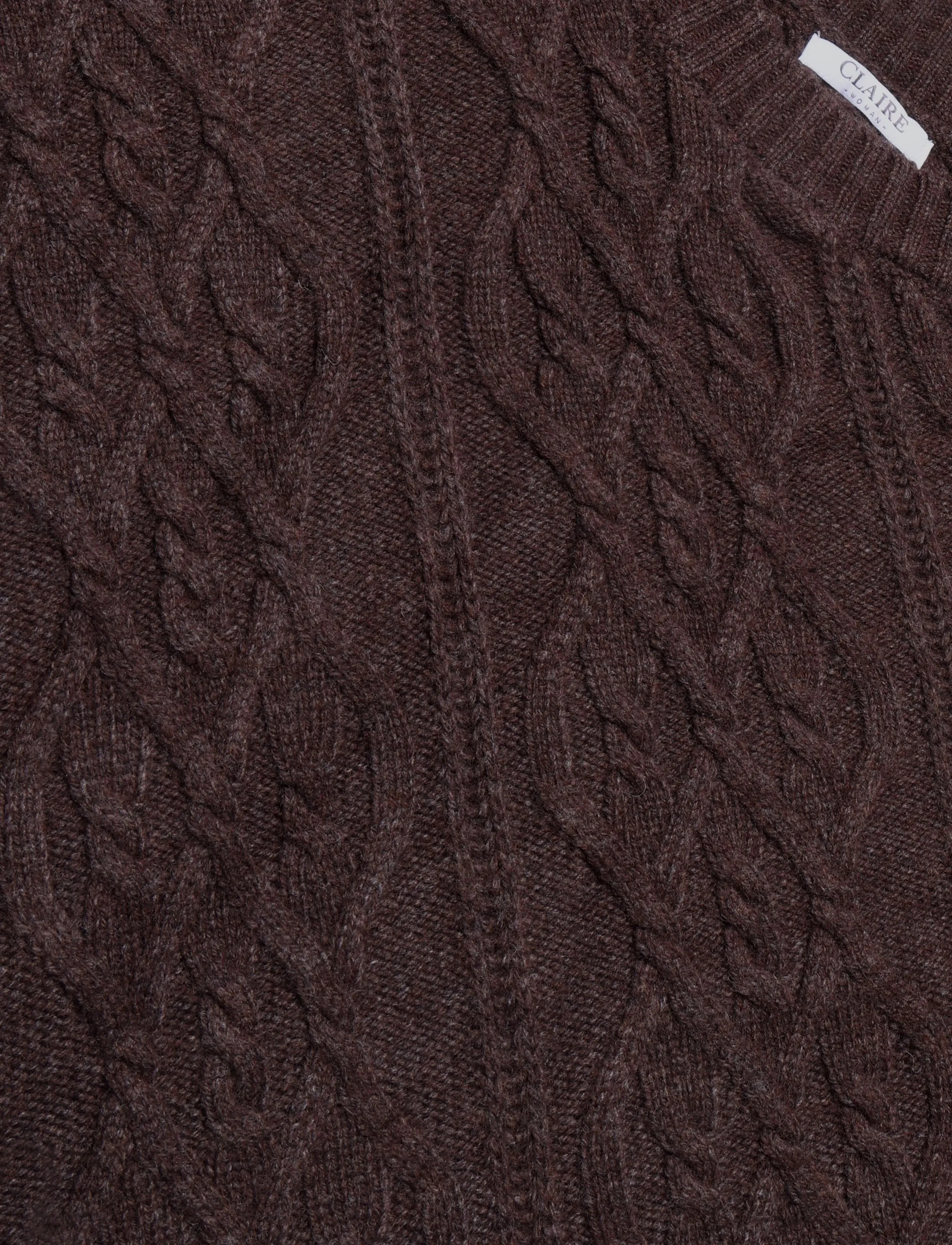Claire Woman - CWFeluca - tunna kappor - chocolate melange - 2