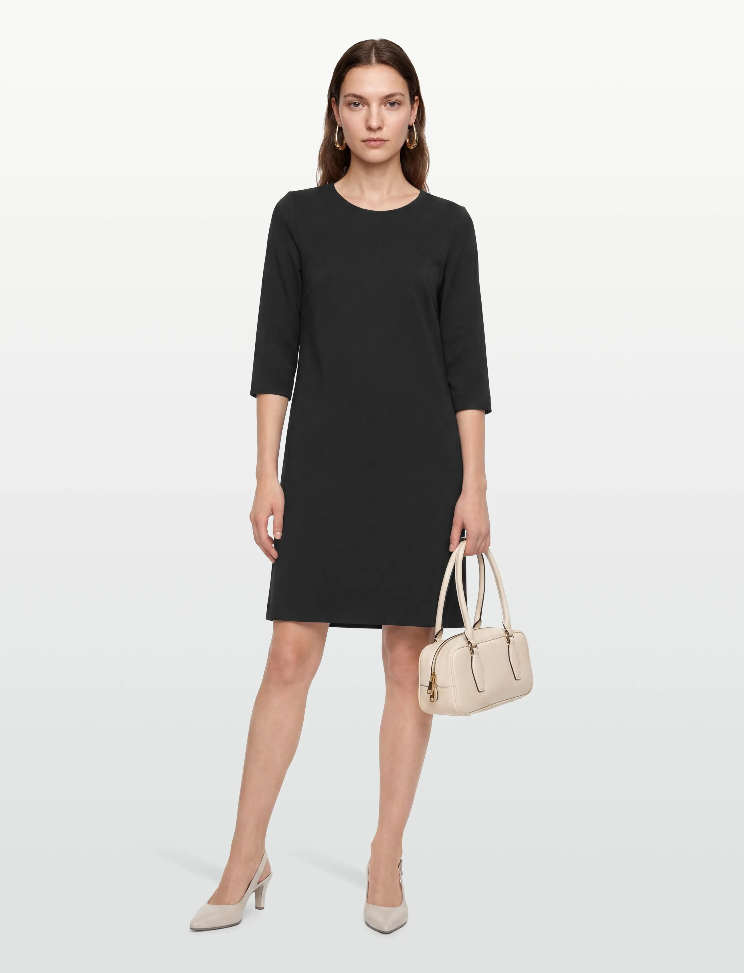Claire Woman Dress Cwdenisa, 38, Dresses, Schwarz - Knee-length & Midi, Frauen