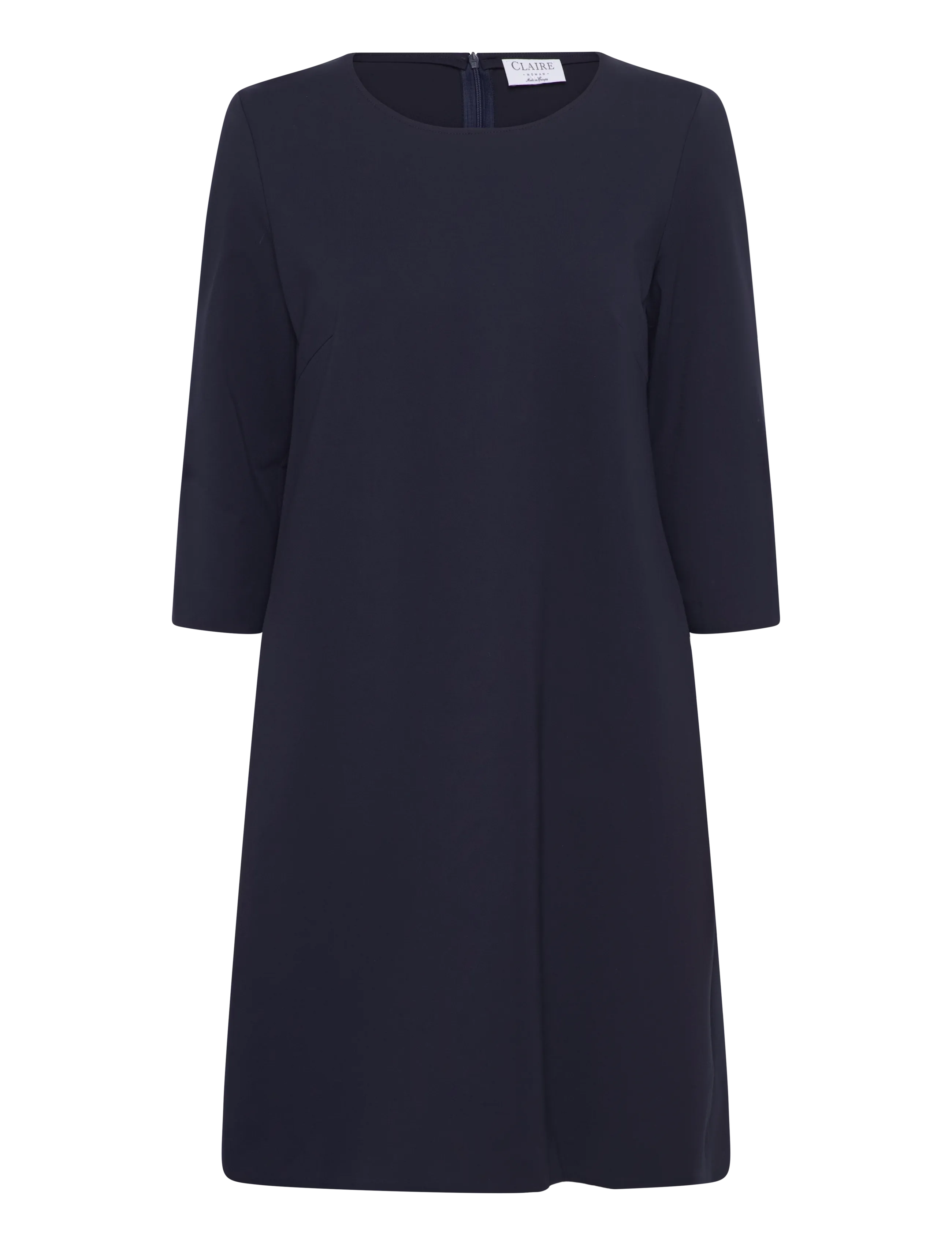 Claire Woman Dress CWDenisa - Midi Dresses - DARK NAVY / navy