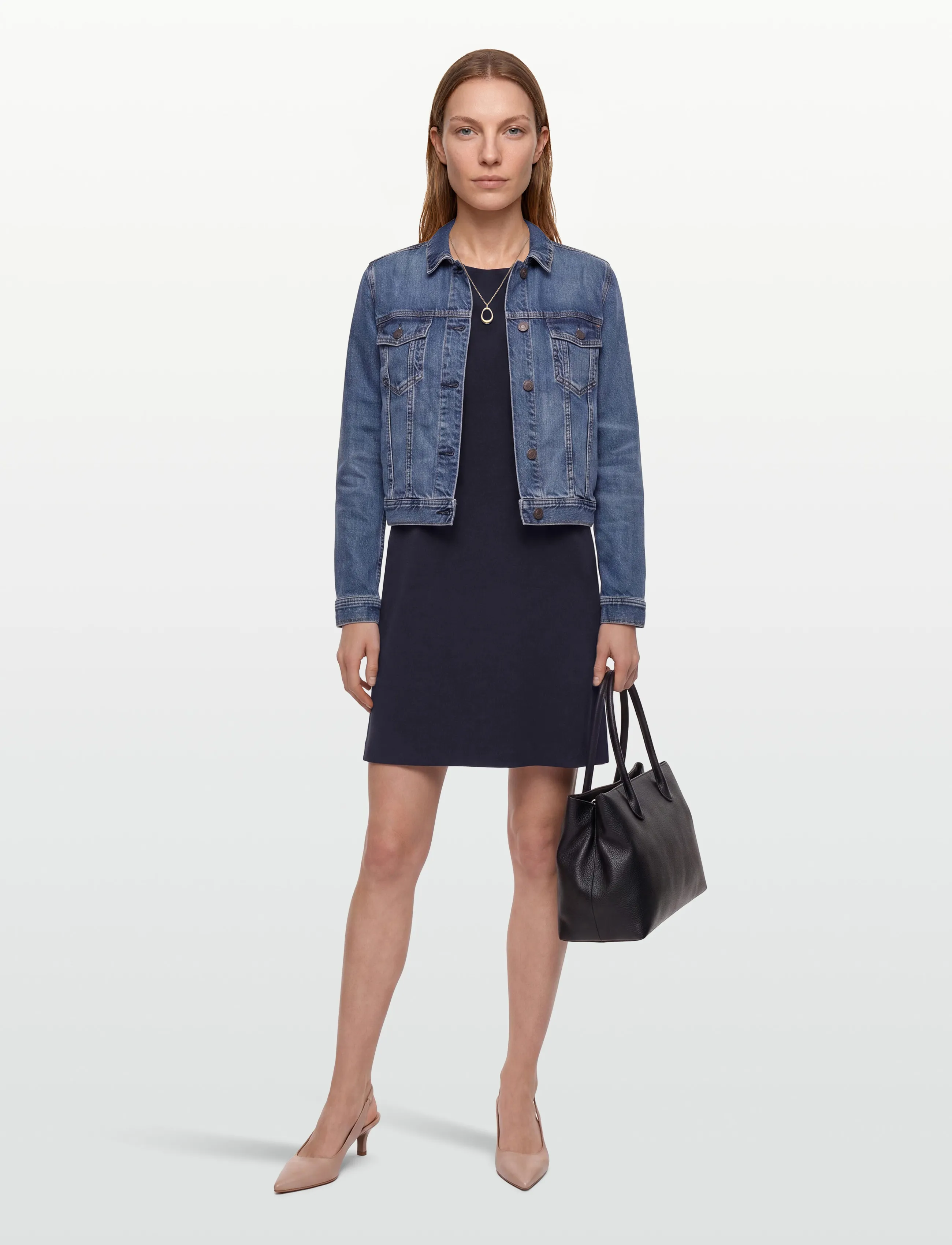 Claire Woman Dress Cwdenisa, 46, Dresses, Marineblau - Knee-length & Midi, Frauen