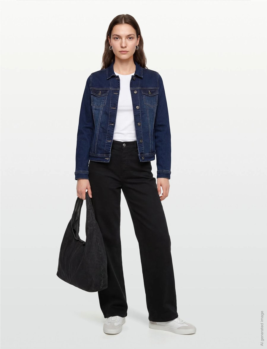 Claire Woman - Jackets Cwelaine - spring jackets - light denim - 0