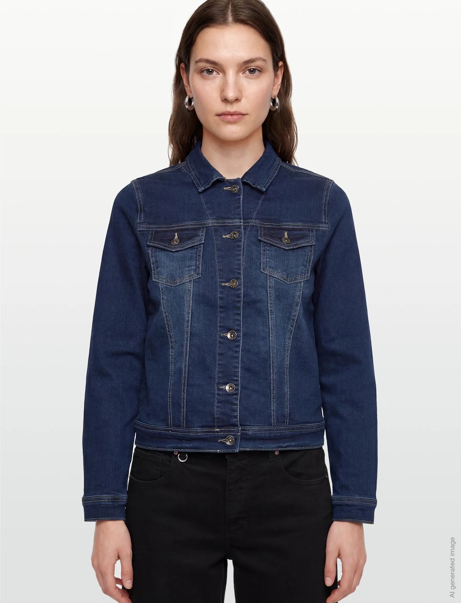Claire Woman - Jackets Cwelaine - spring jackets - light denim - 3