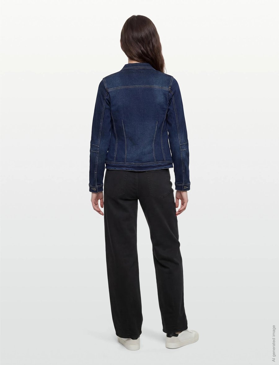 Claire Woman - Jackets Cwelaine - spring jackets - light denim - 4
