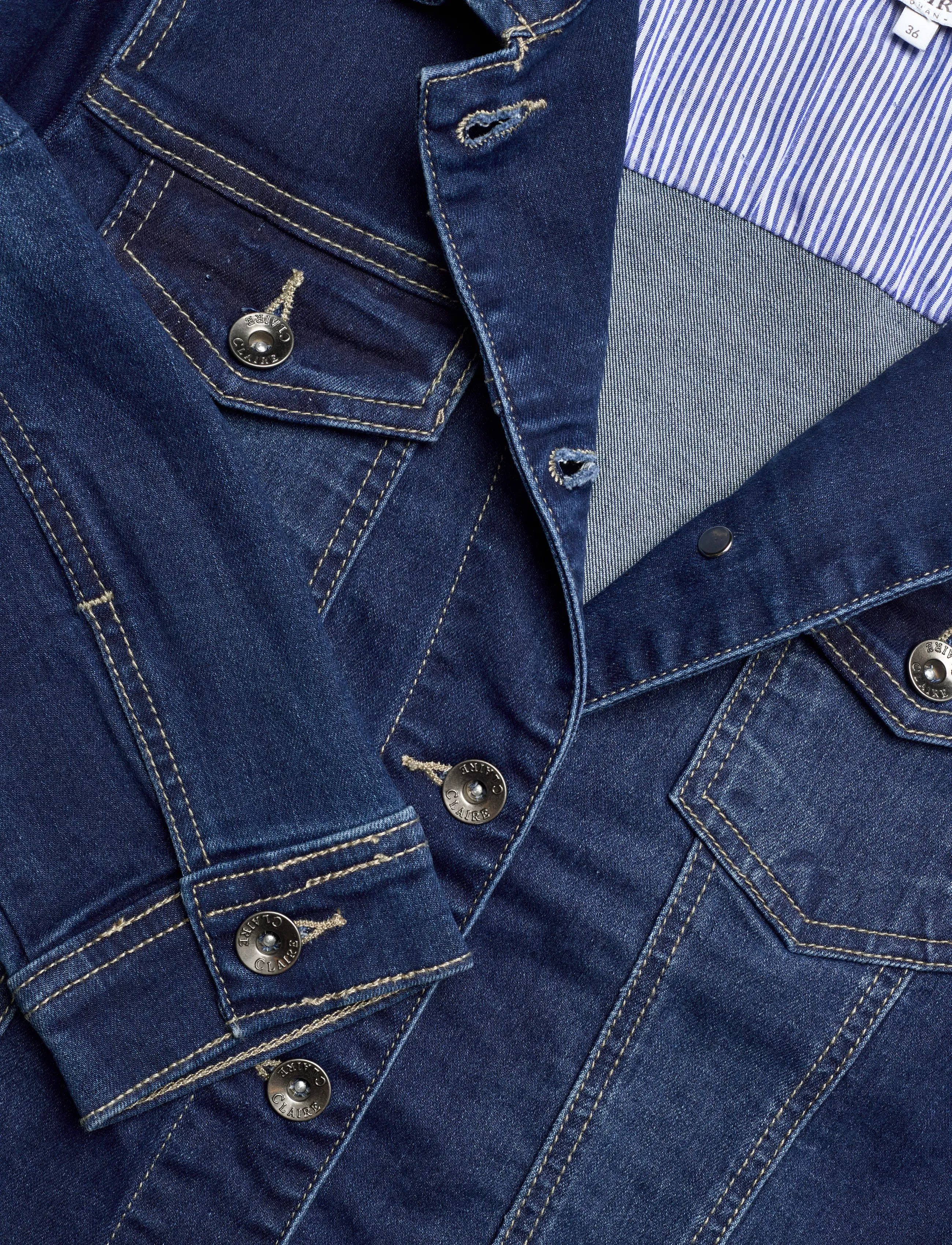Claire Woman - Jackets Cwelaine - vorjakkar - light denim - 2