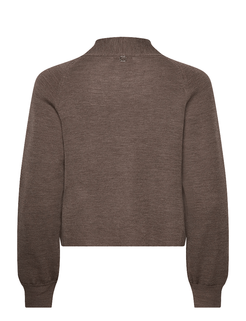 Claire Woman - Knit CWCeline - kardiganid - cacao melange - 1