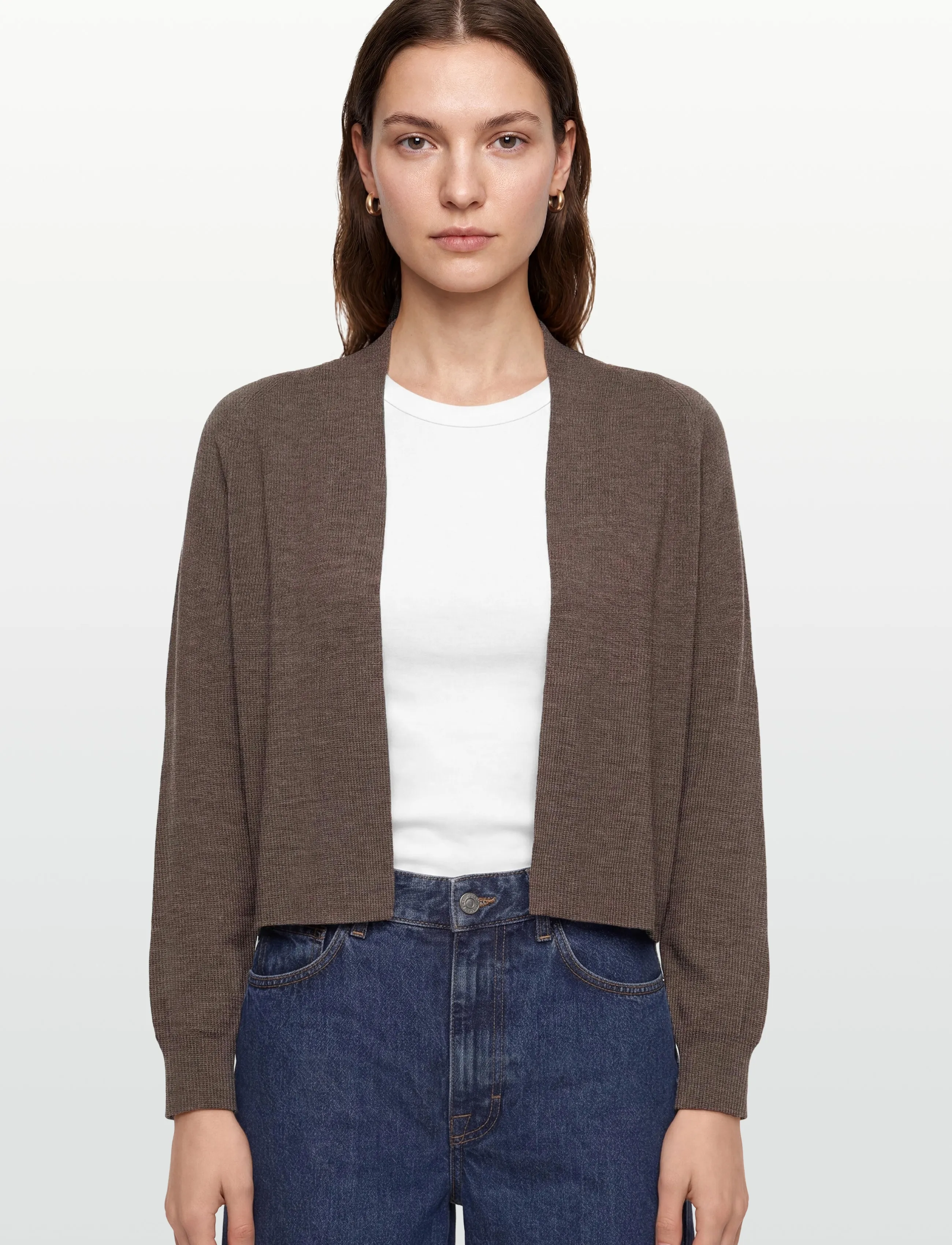 Claire Woman - Knit CWCeline - neuletakit - cacao melange - 3