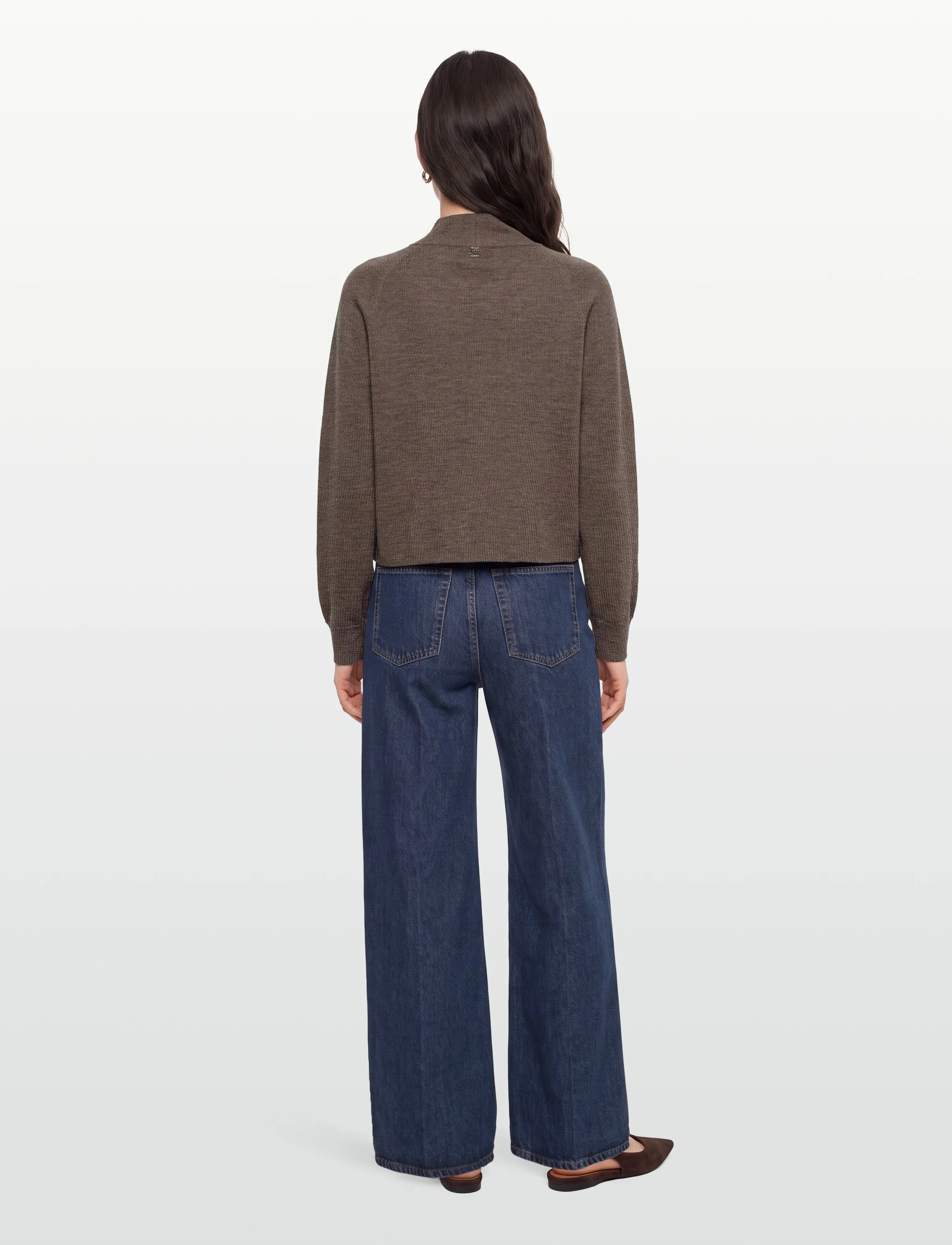 Claire Woman - Knit CWCeline - neuletakit - cacao melange - 4
