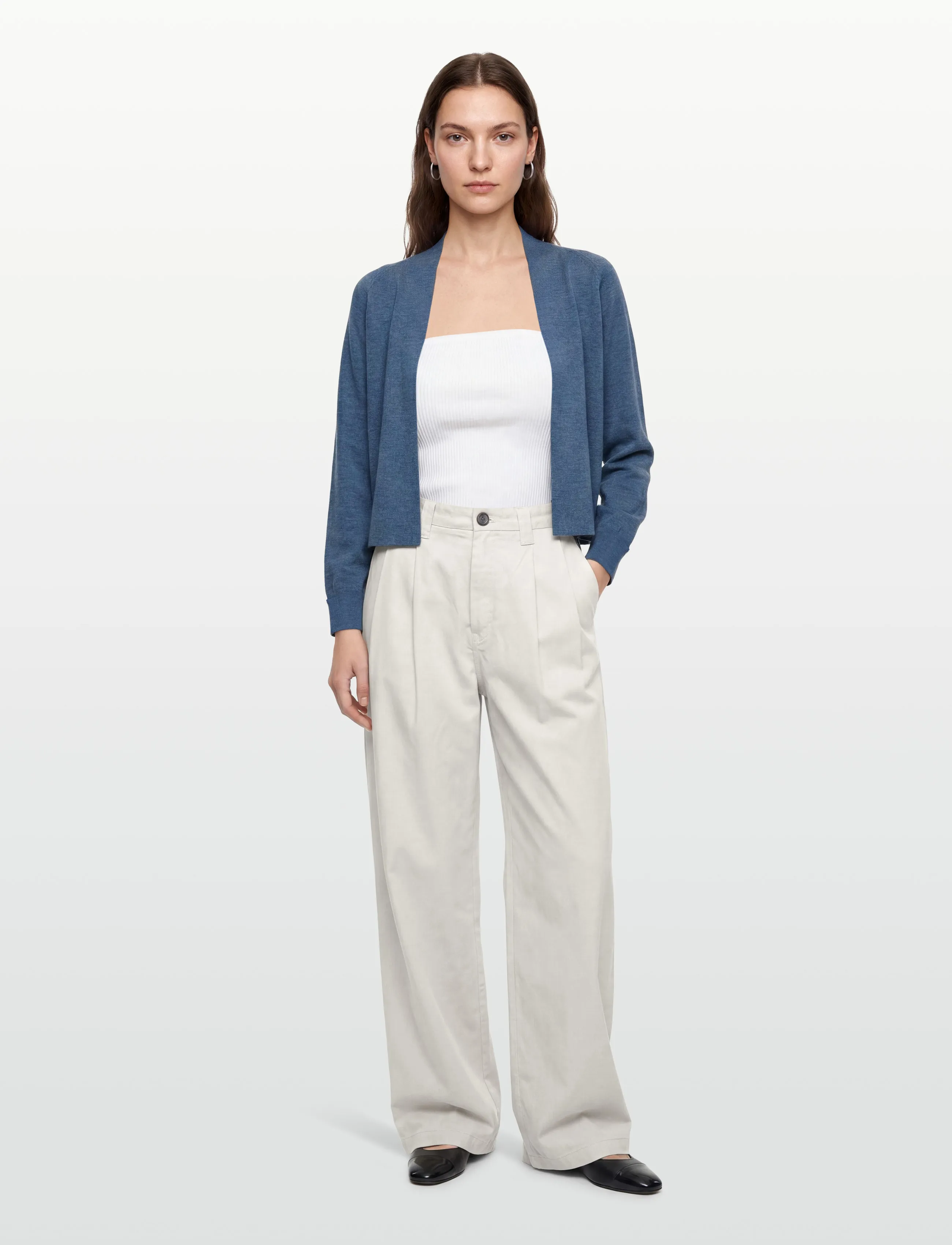 Claire Woman Knit Cwceline, 42, Knitwear, Blau - Cardigans, Frauen