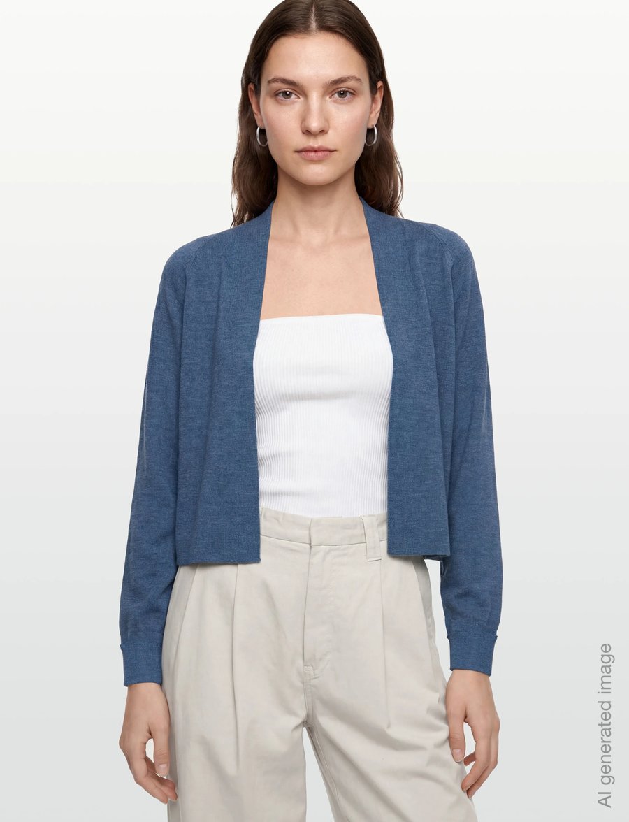 Claire Woman - Knit CWCeline - cardigans - wild wind melange - 3