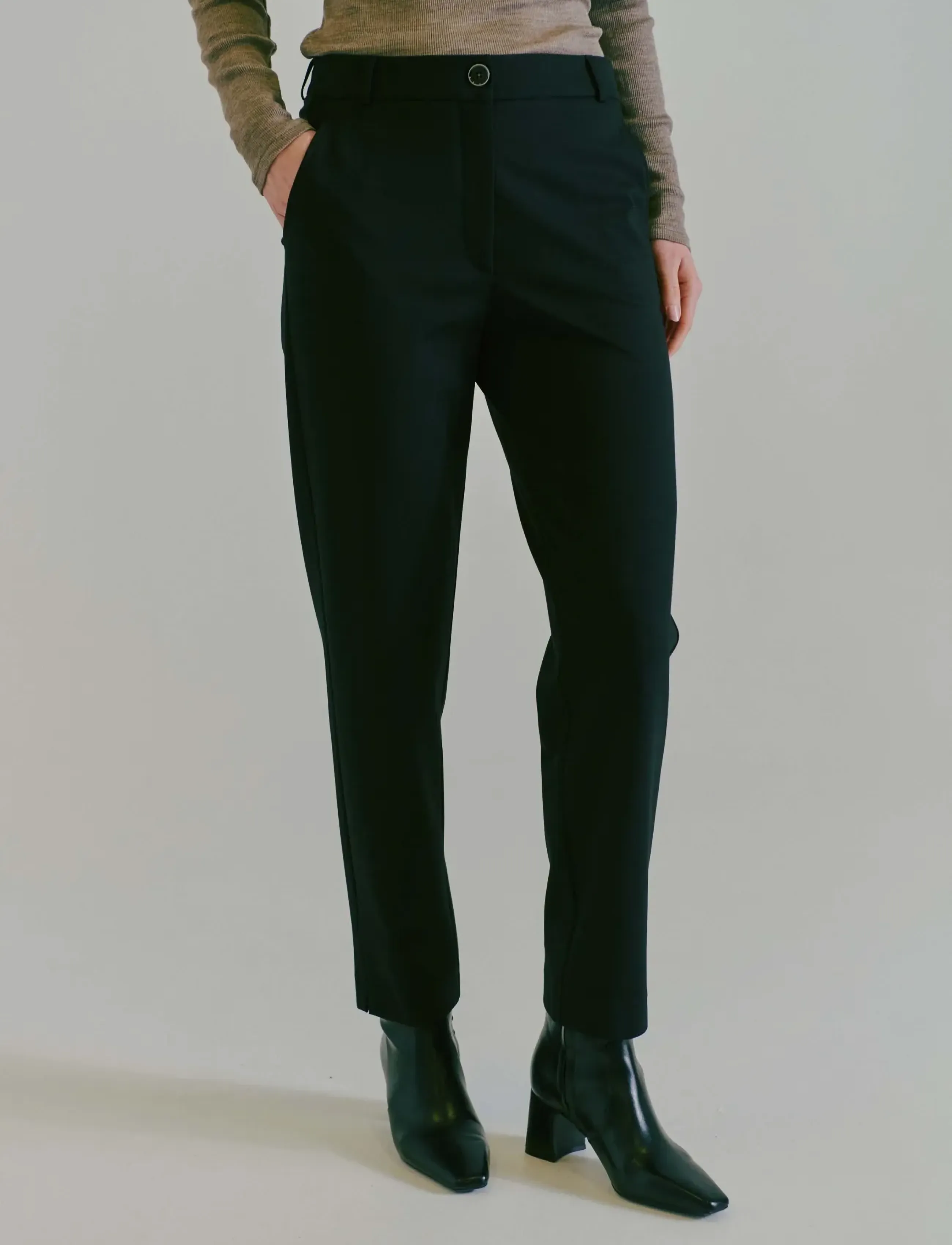 Claire Woman - CWTeja-S - chinos - black - 4