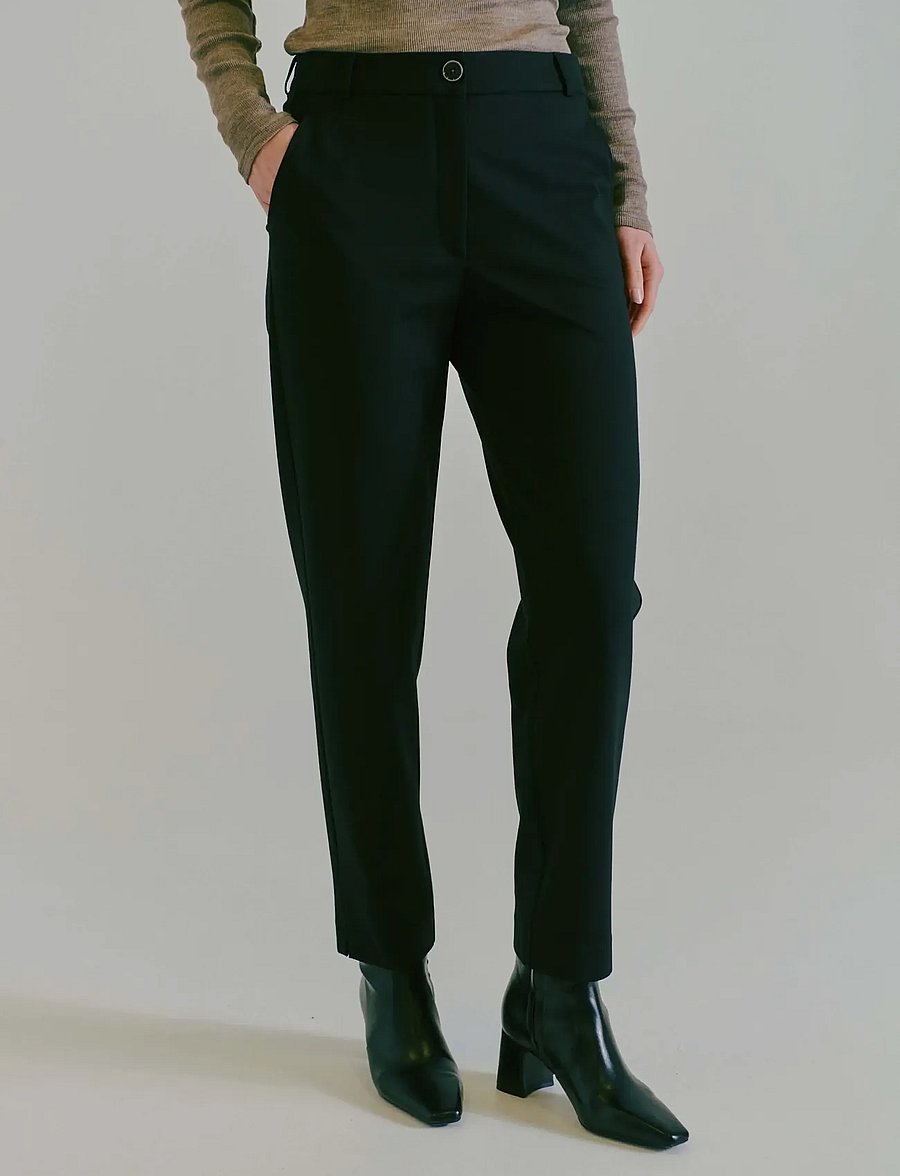 Claire Woman - CWTeja-S - „chino“ stiliaus kelnės - black - 4