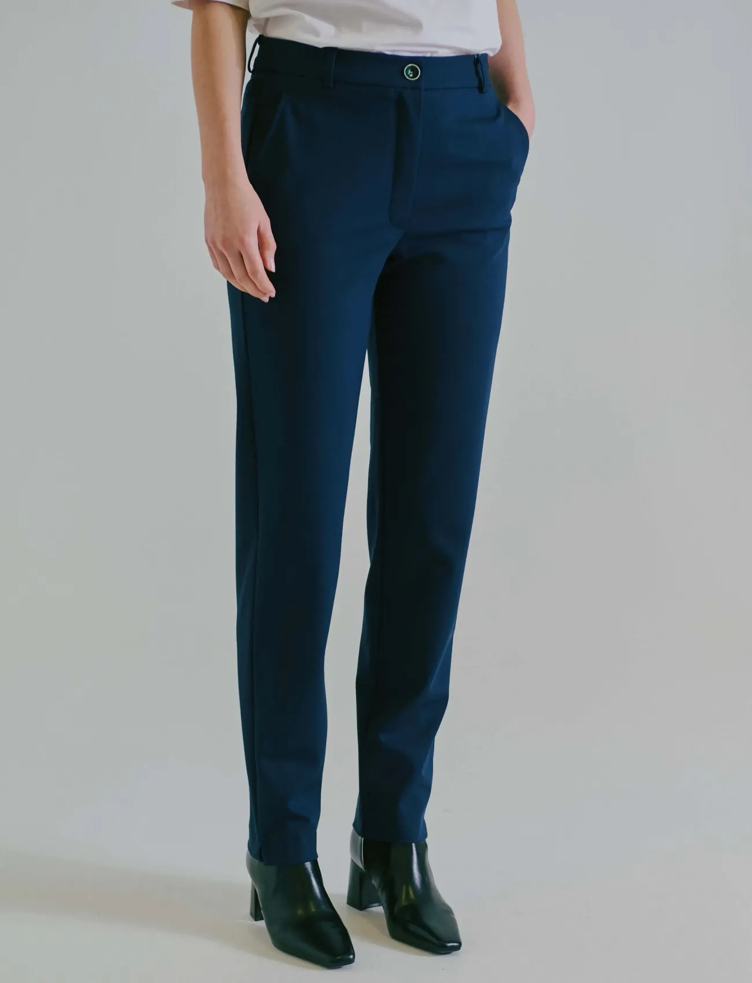 Claire Woman - CWTeja-S - chino püksid - dark navy - 3