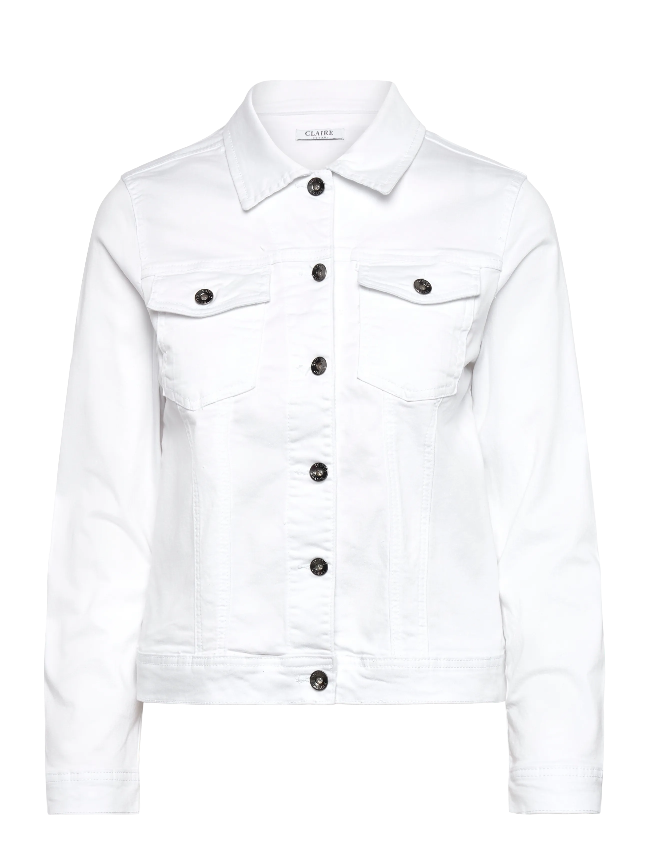 Claire Woman Jackets Cwelaine - Denim - WHITE / white