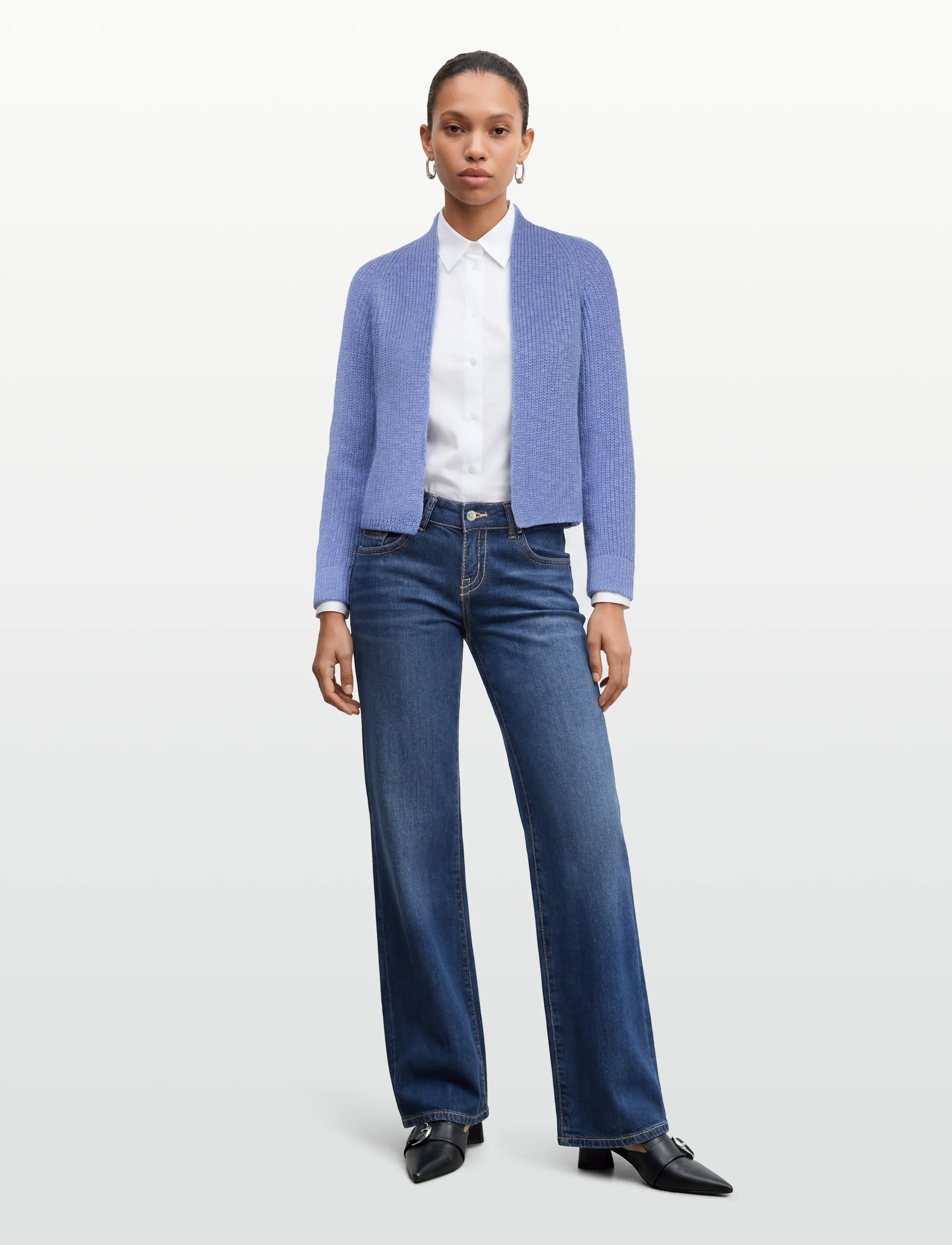 Claire Woman Cwceline, 40, Blue, Strik > Cardigans, Dame
