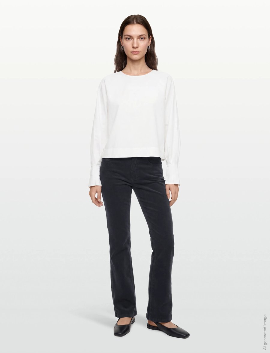 Claire Woman - CWJanice - flared jeans - dark navy - 0