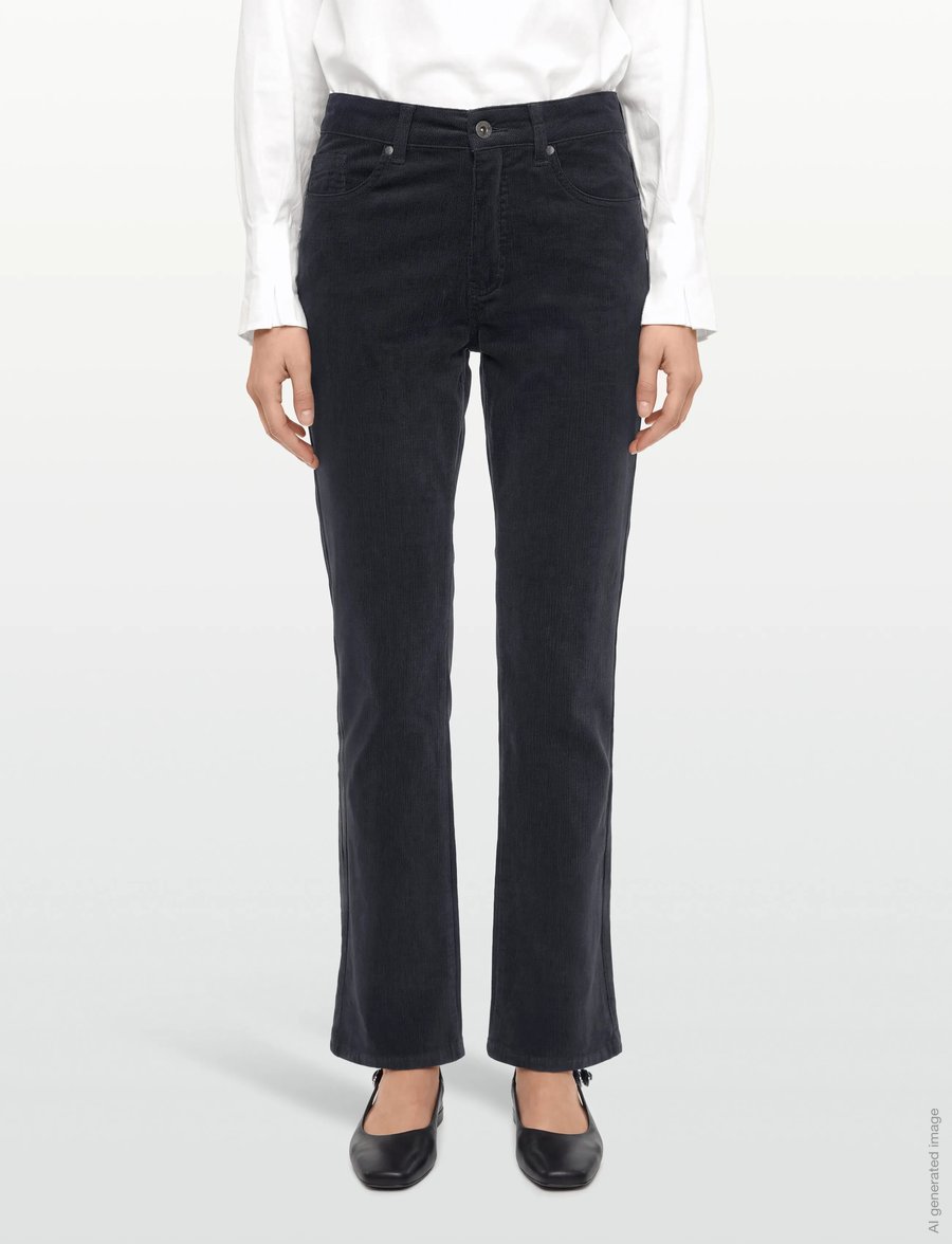 Claire Woman - CWJanice - flared jeans - dark navy - 3