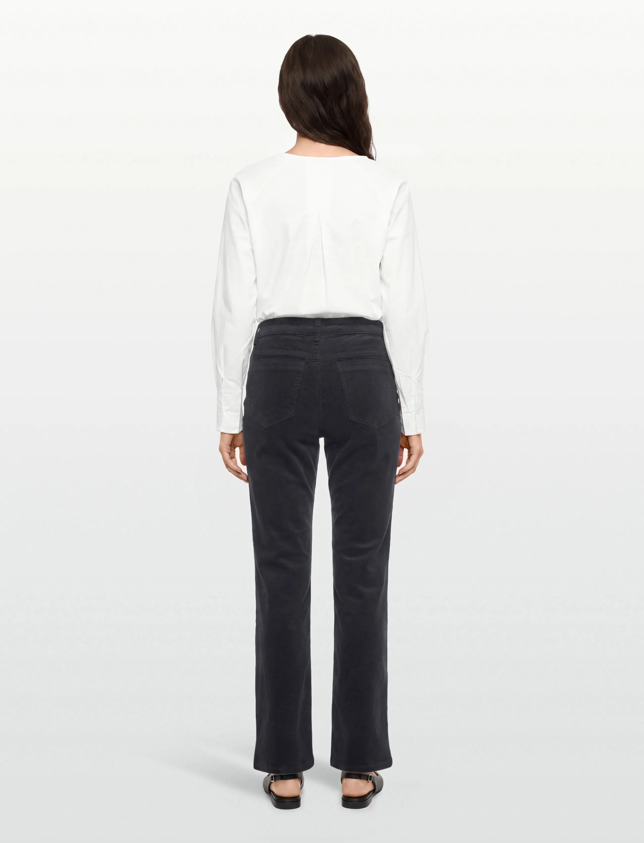 Claire Woman - CWJanice - flared jeans - dark navy - 4