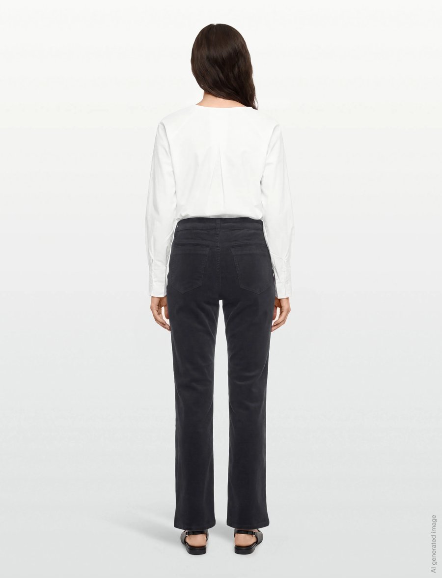 Claire Woman - CWJanice - flared jeans - dark navy - 4