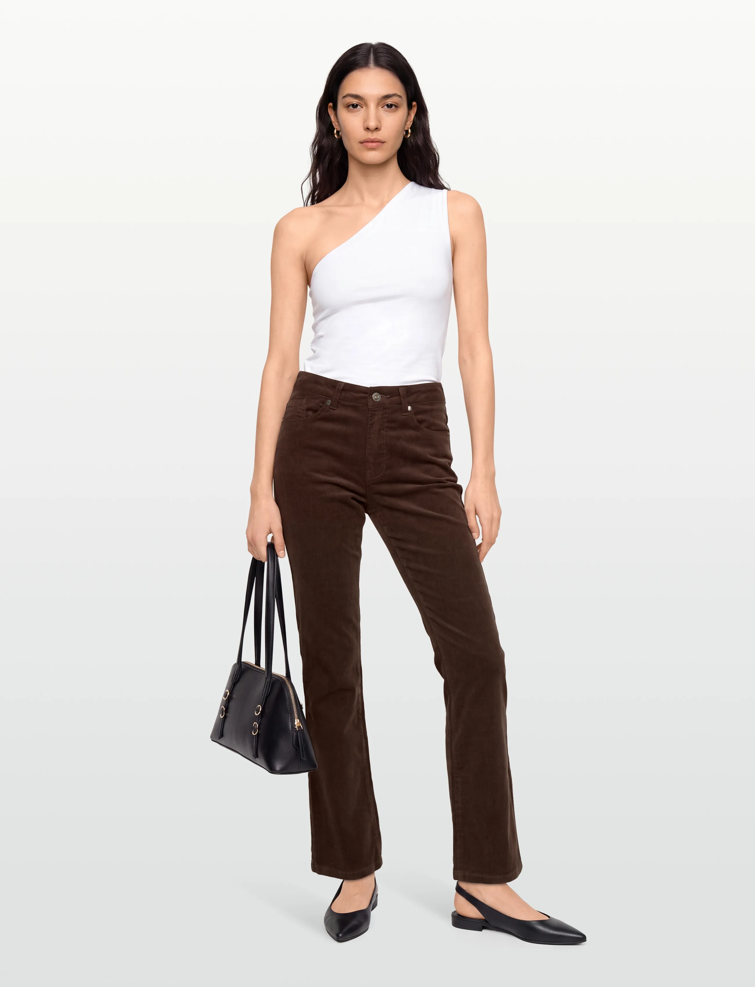 Claire Woman CWJanice - Jeans - HOT FUDGE / brown