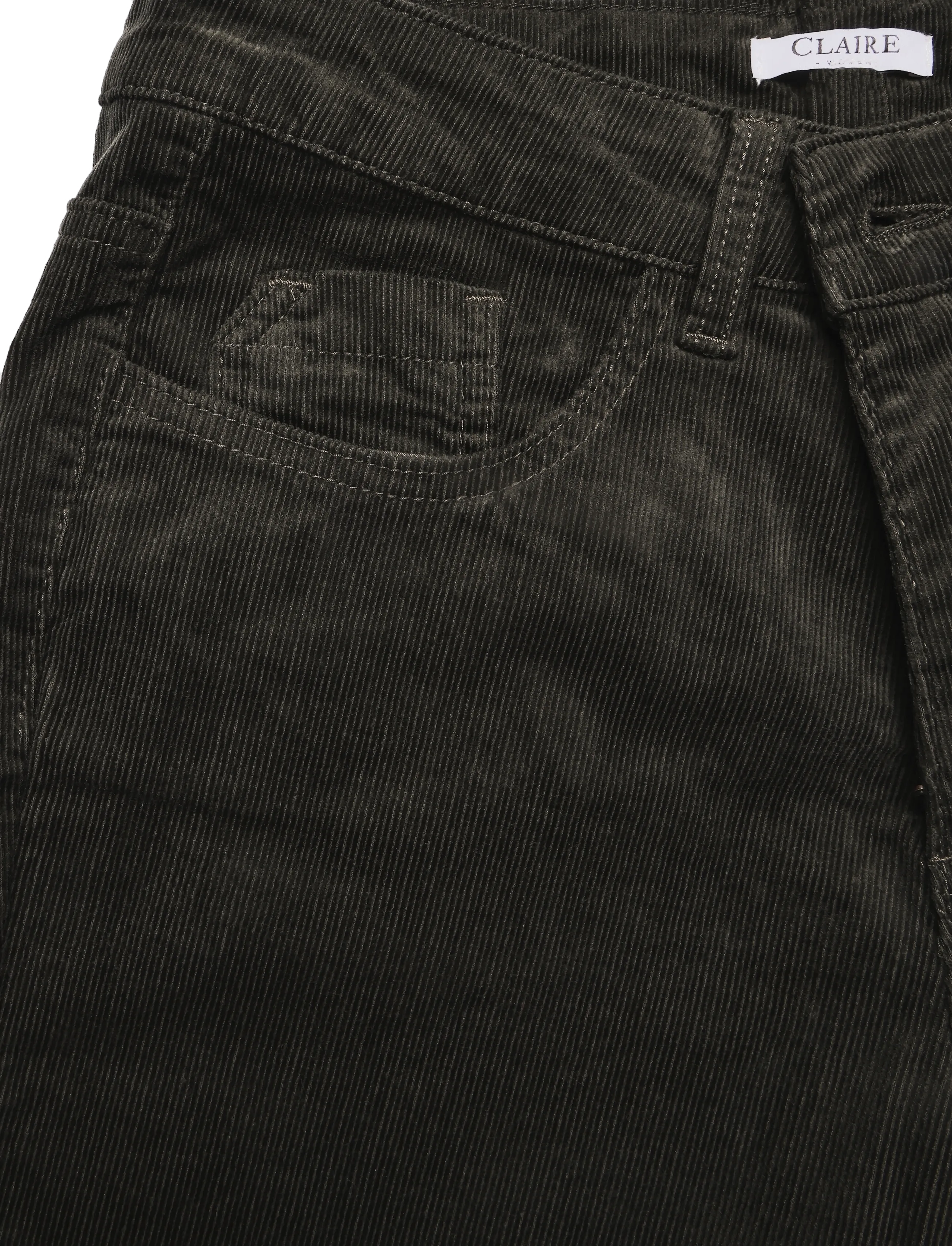 Claire Woman - Cwjanice - utsvängda jeans - old forest - 3
