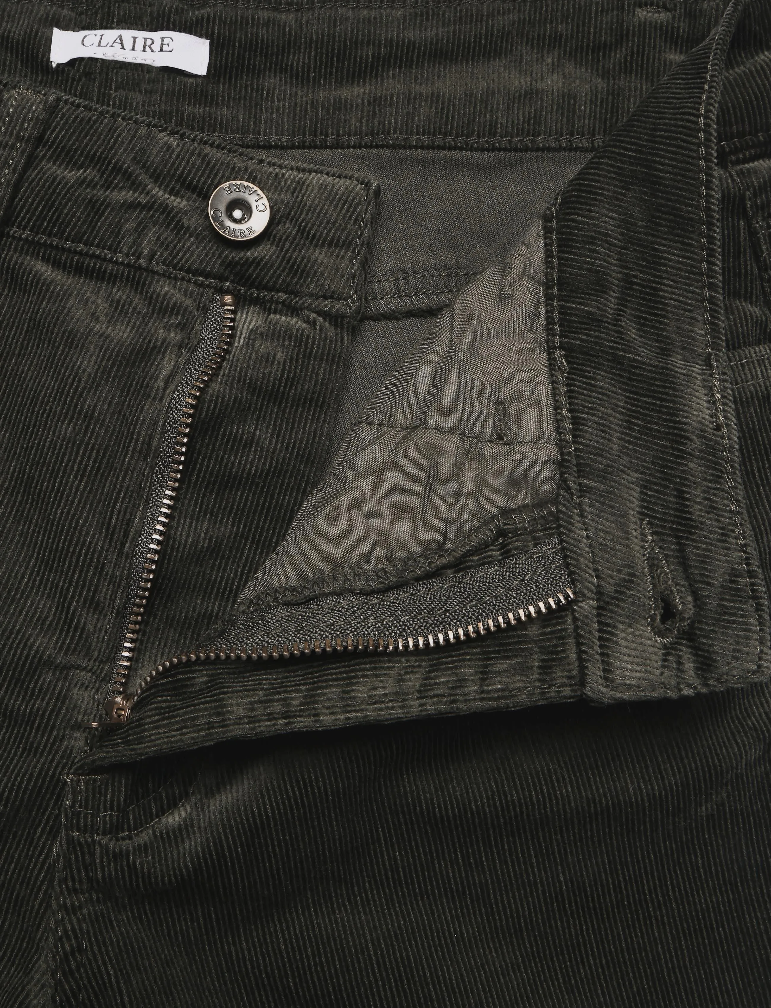 Claire Woman - Cwjanice - utsvängda jeans - old forest - 4