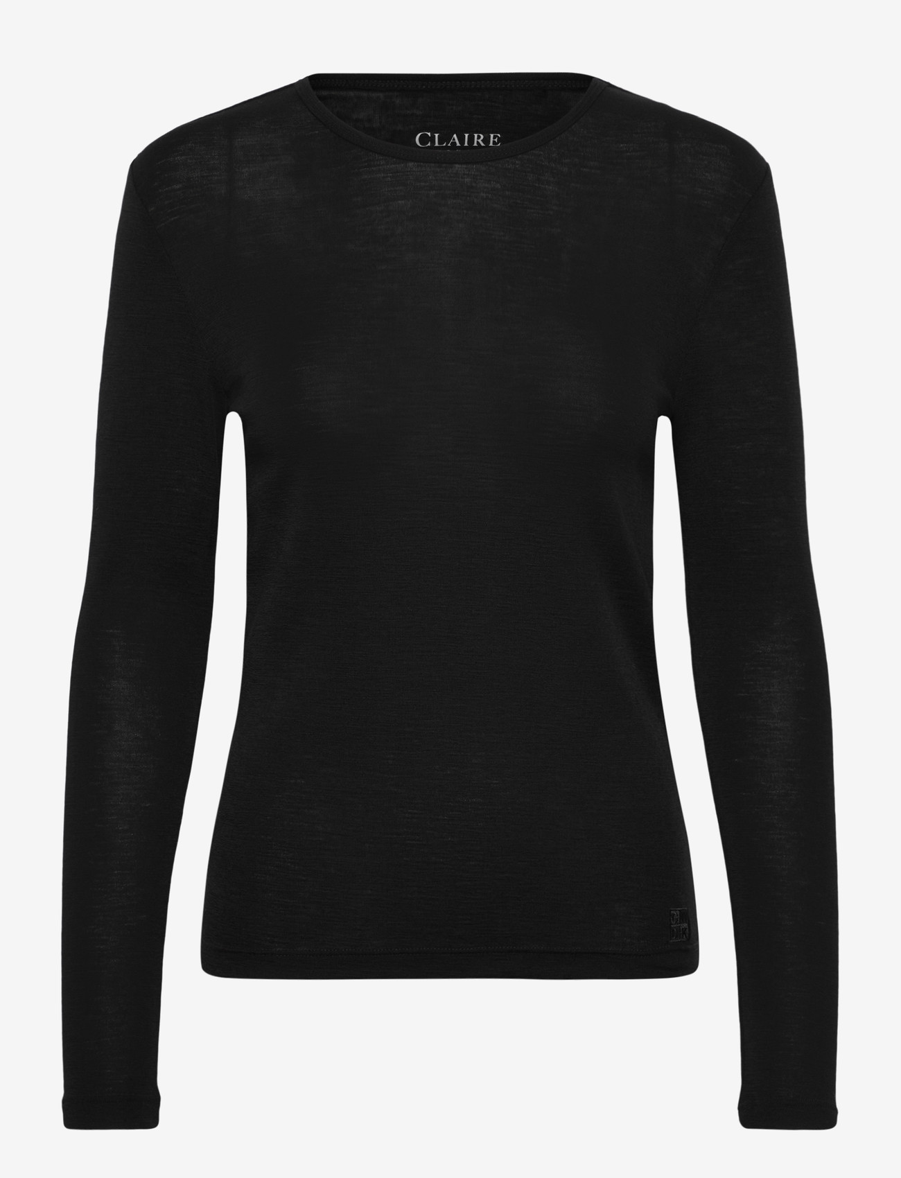 Claire Woman - T-shirt CWAubree - langærmede toppe - black - 1