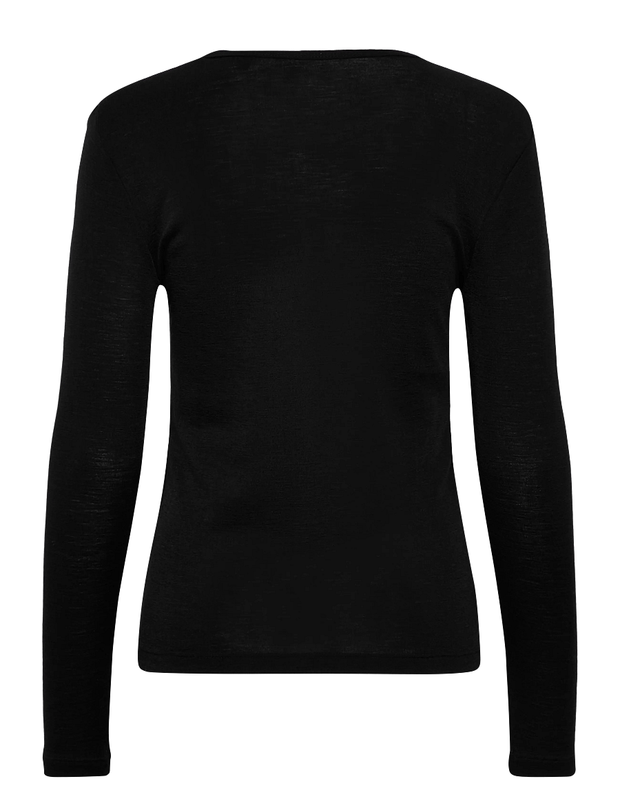 Claire Woman - T-shirt CWAubree - langærmede toppe - black - 2