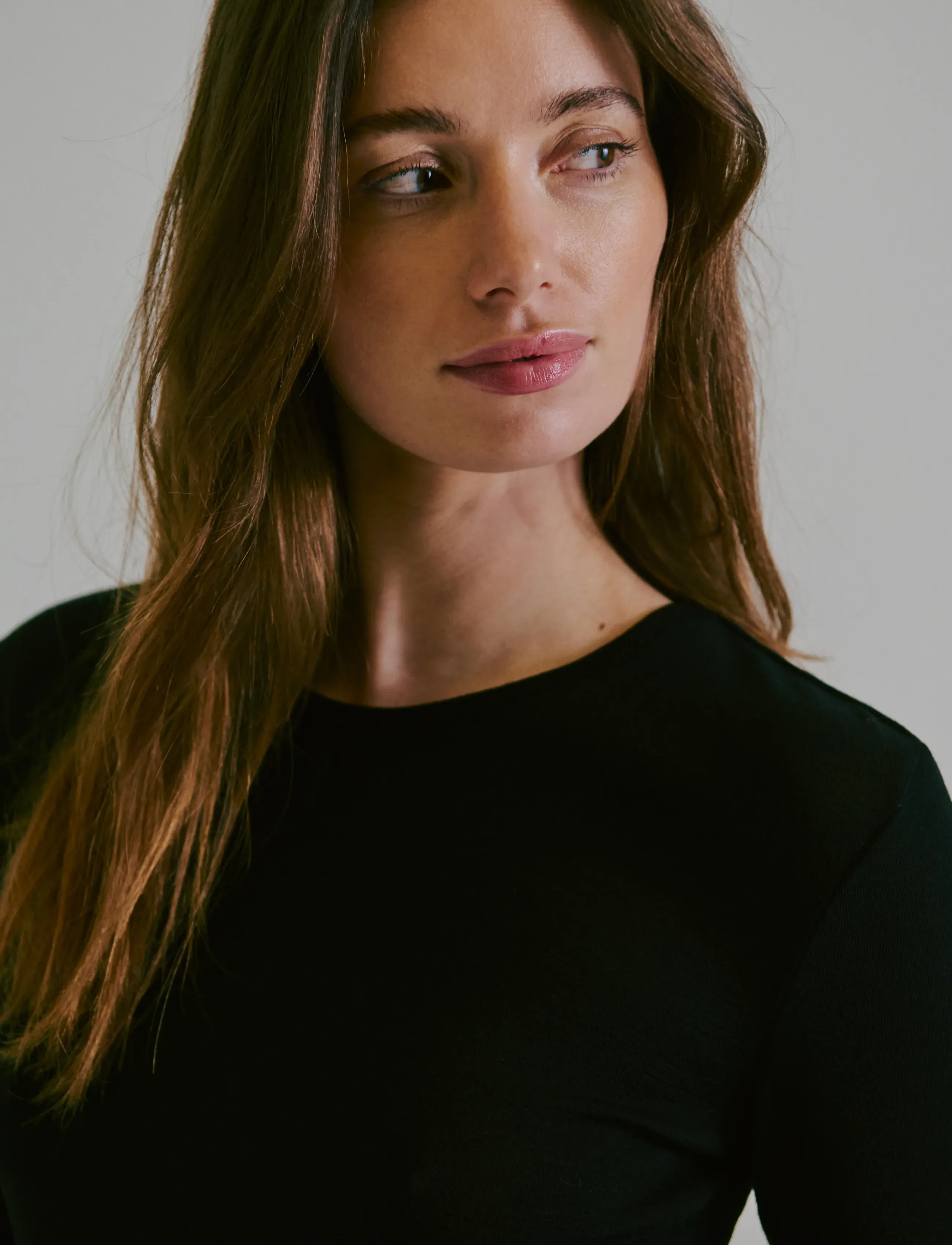 Claire Woman T-shirt CWAubree - Long-sleeved tops - BLACK / black