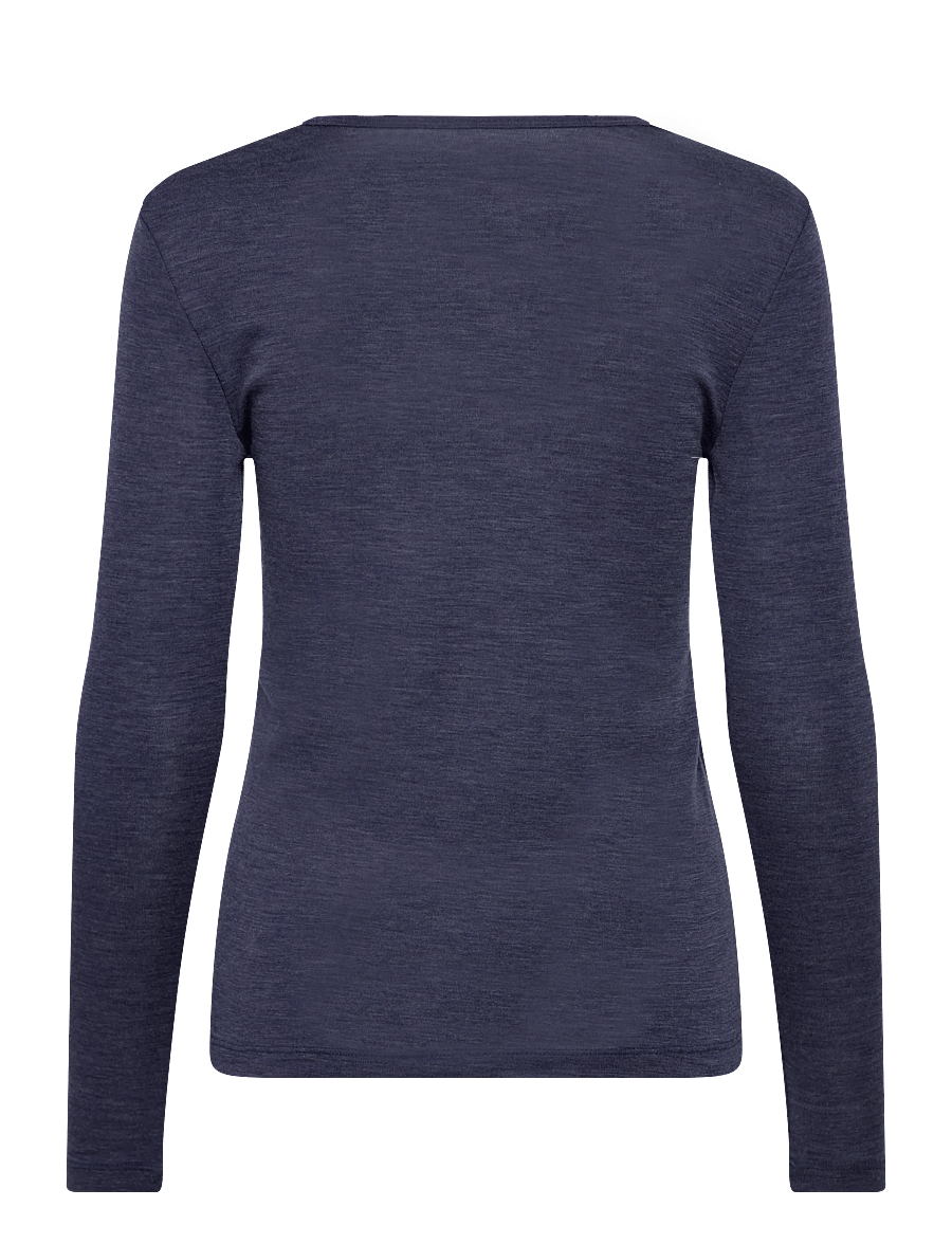 Claire Woman - T-shirt CWAubree - langærmede toppe - blues melange - 2