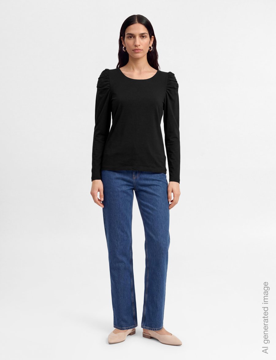 Claire Woman - CWAnne - langærmede toppe - black - 0